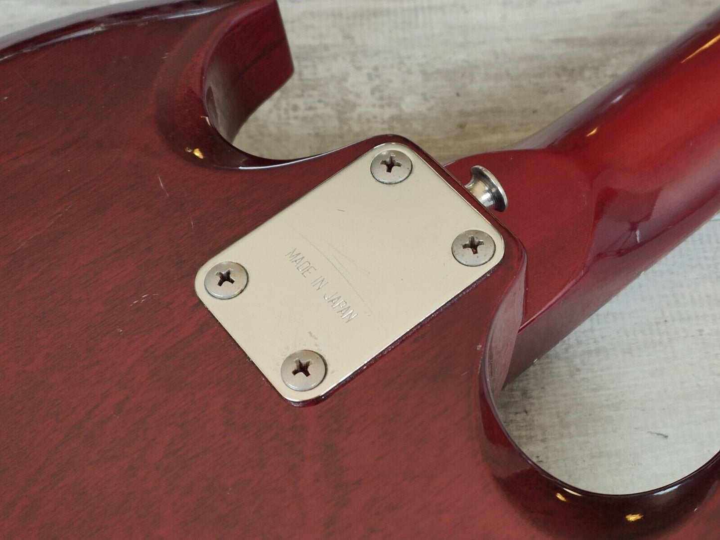 1974 Greco Japan EB420 SG EB Double Cutaway Bass (Cherry Red)