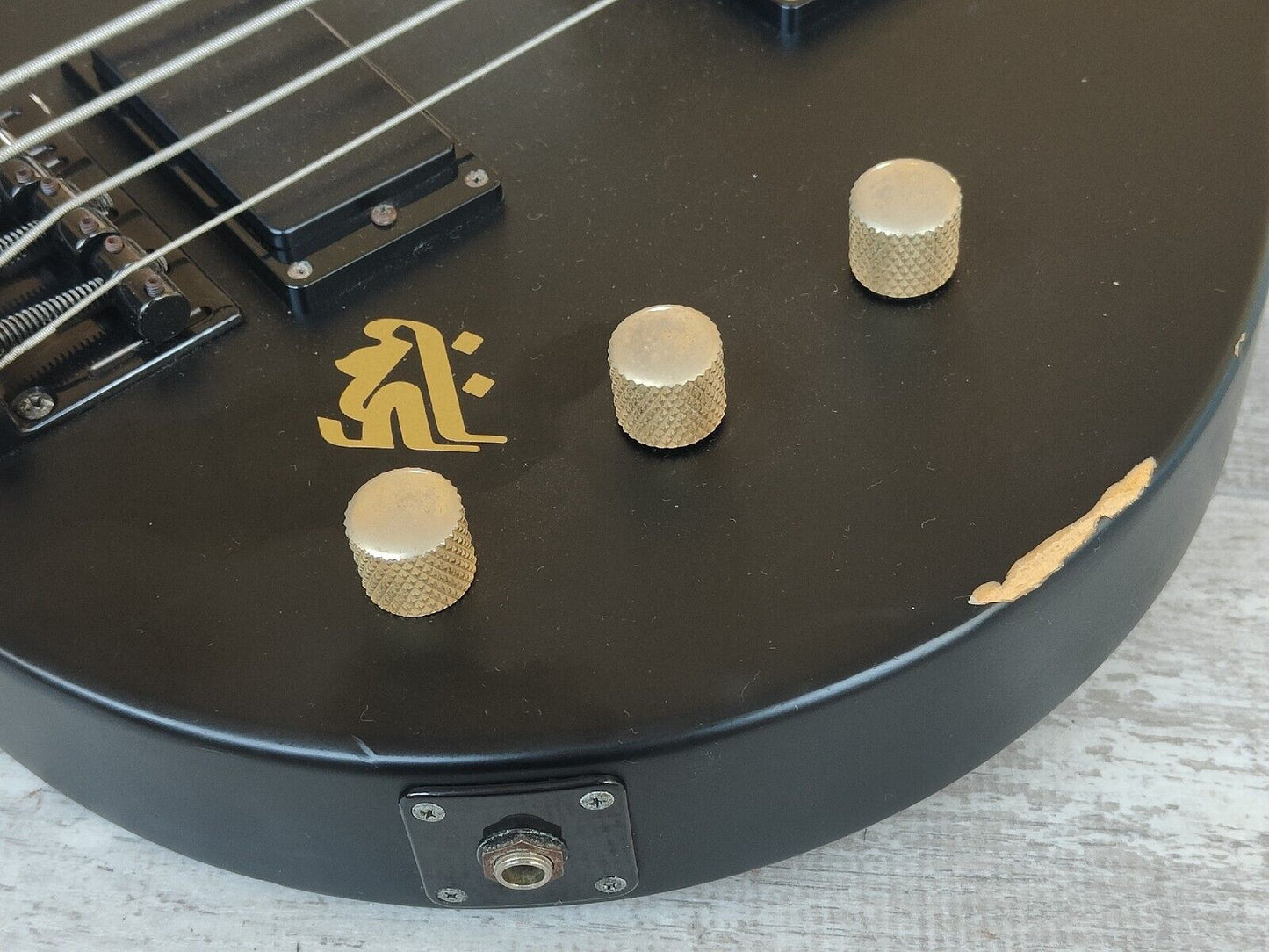 Edwards Japan (by ESP) EJ-78TV Double Cutaway Bass Guitar Luna Sea (Matte Black)