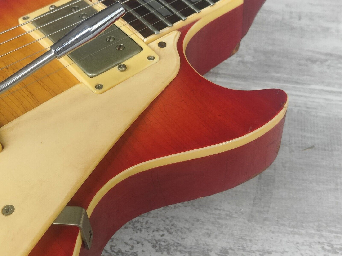 1980 Greco Japan EG-500 Les Paul Standard (Nitro Relic Cherry Sunburst Refinish)