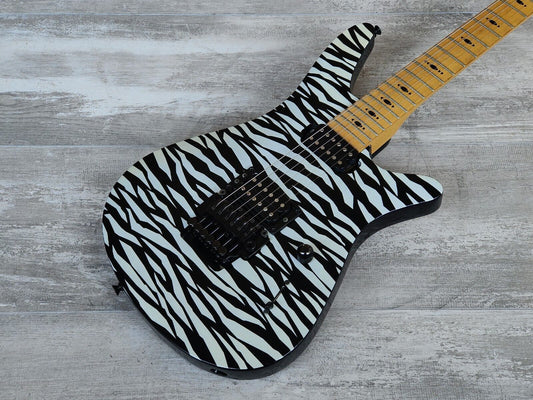 1994 Yamaha Japan MGM111 Special Edition Electric Guitar (Zebra Stripe)