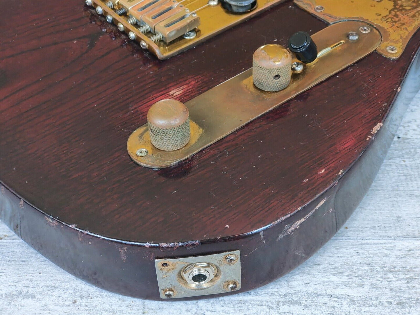 1980's Moon PGM Japan Custom Order Telecaster (Burgandy Walnut)
