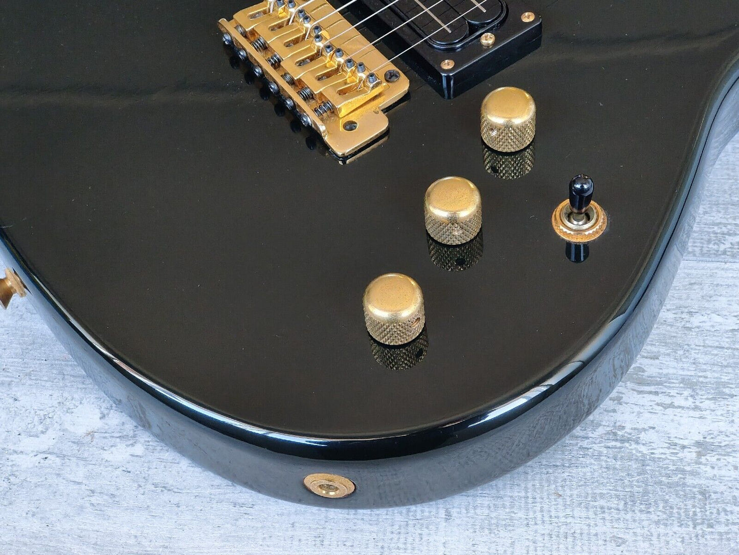 1990's Bill Lawrence (by Morris Japan) BY1R-60G HH Electric Guitar (Black)