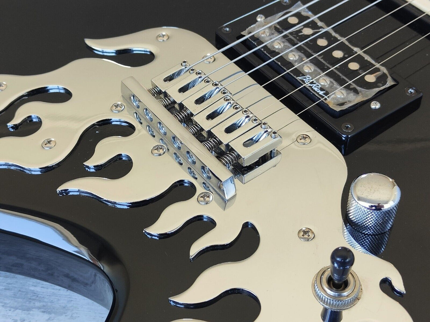 BC Rich  Special Edition Afterburner Warlock (Black/Chrome)