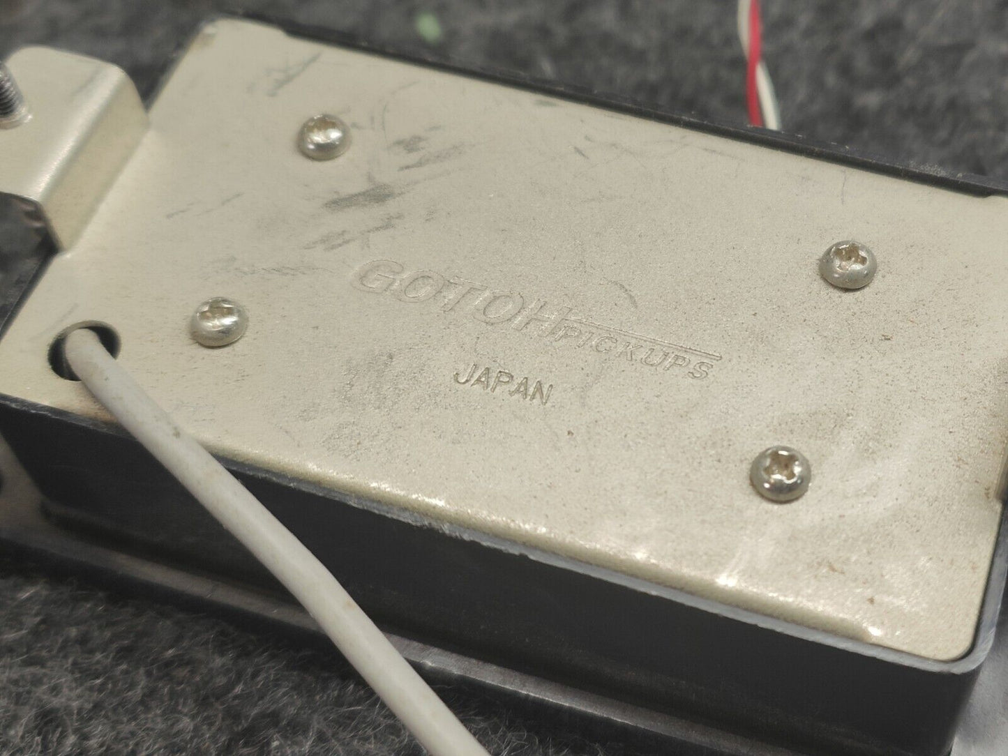 1980's Gotoh (Aria Pro II) Japan NOS Covered Chrome AH-1 Humbuckers (Black)