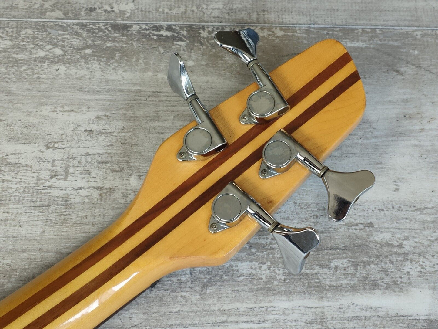 1989 Aria Pro II ASB-60 Integra Series Neckthrough Bass (Black)