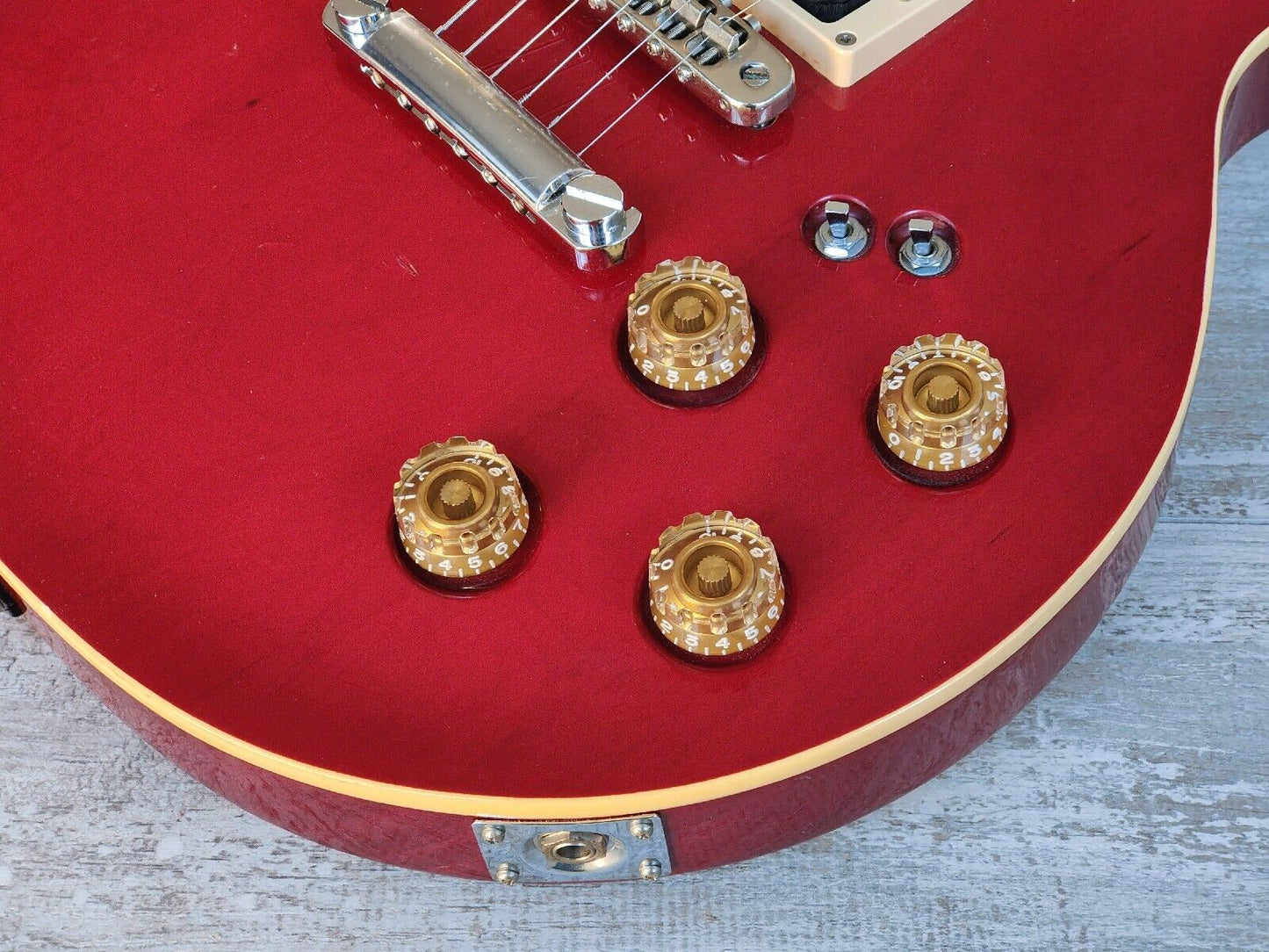 1981 Aria Pro II (Matsumoku) PE-R60 Single Cutaway (Red)
