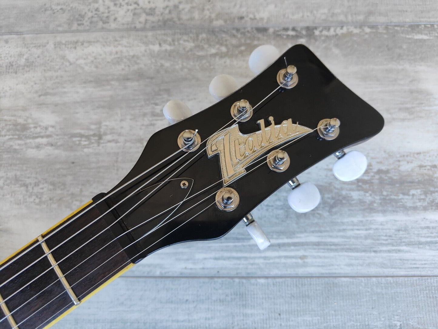 2006 Italia Torino Semi Hollowbody Electric Guitar (Sparkle Gold)