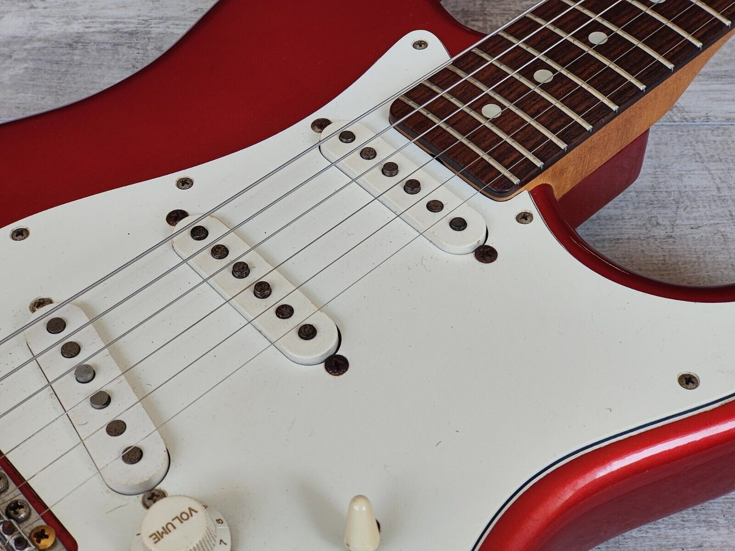 1980's Tokai Japan Goldstar Sound Stratocaster Body w/Telecaster Neck (Red)