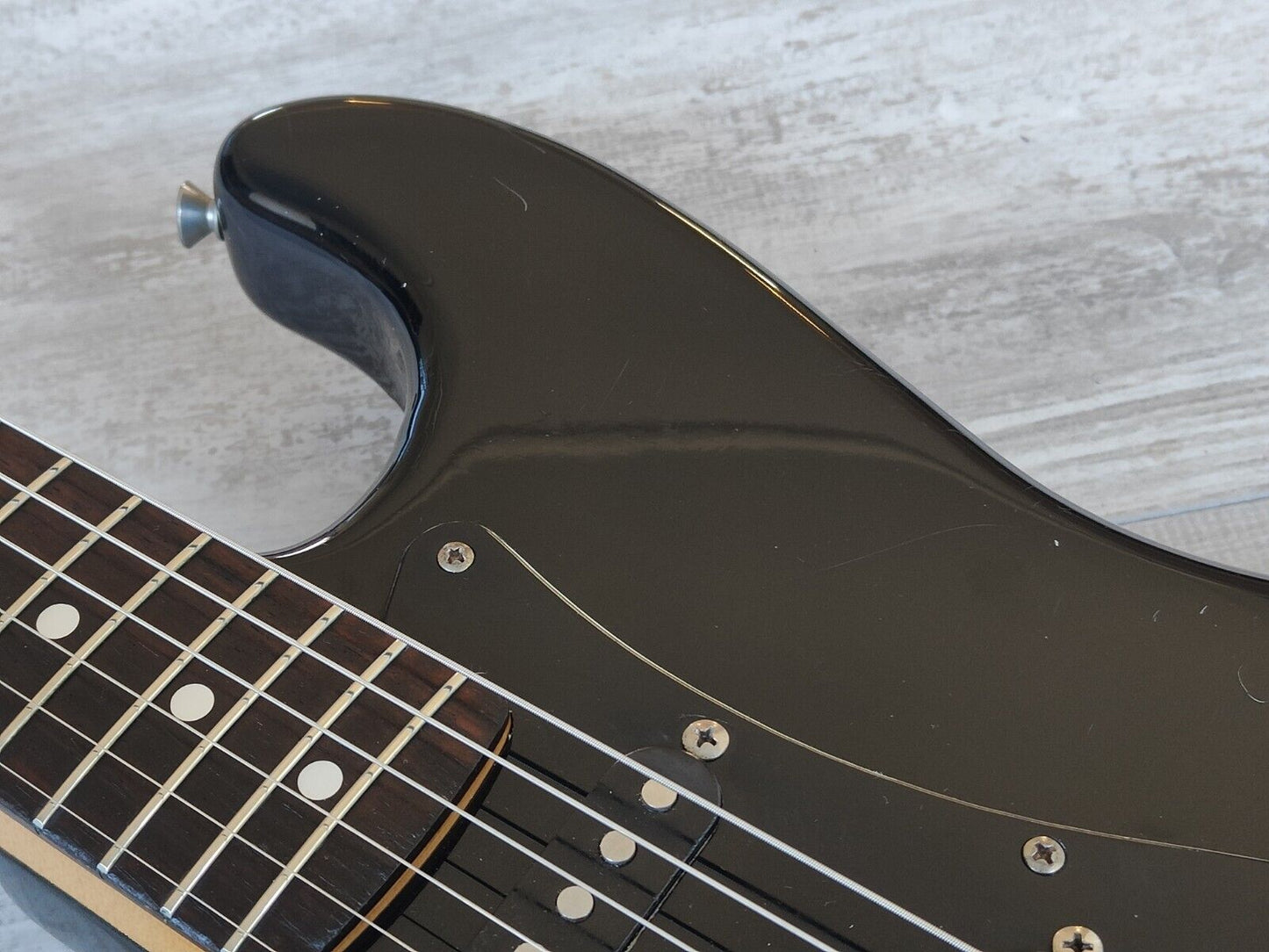 1986 Fender Japan ST72-55 LH Left Handed '72 Reissue Stratocaster (Black)