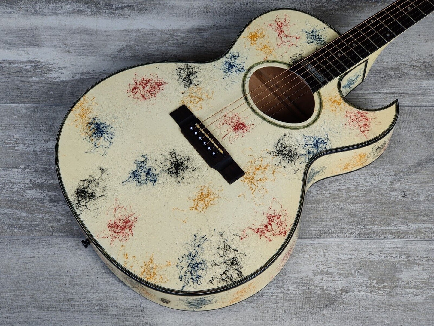 1982 Washburn Japan EA Woodstock Series Acoustic (Paul McCartney Custom Model)