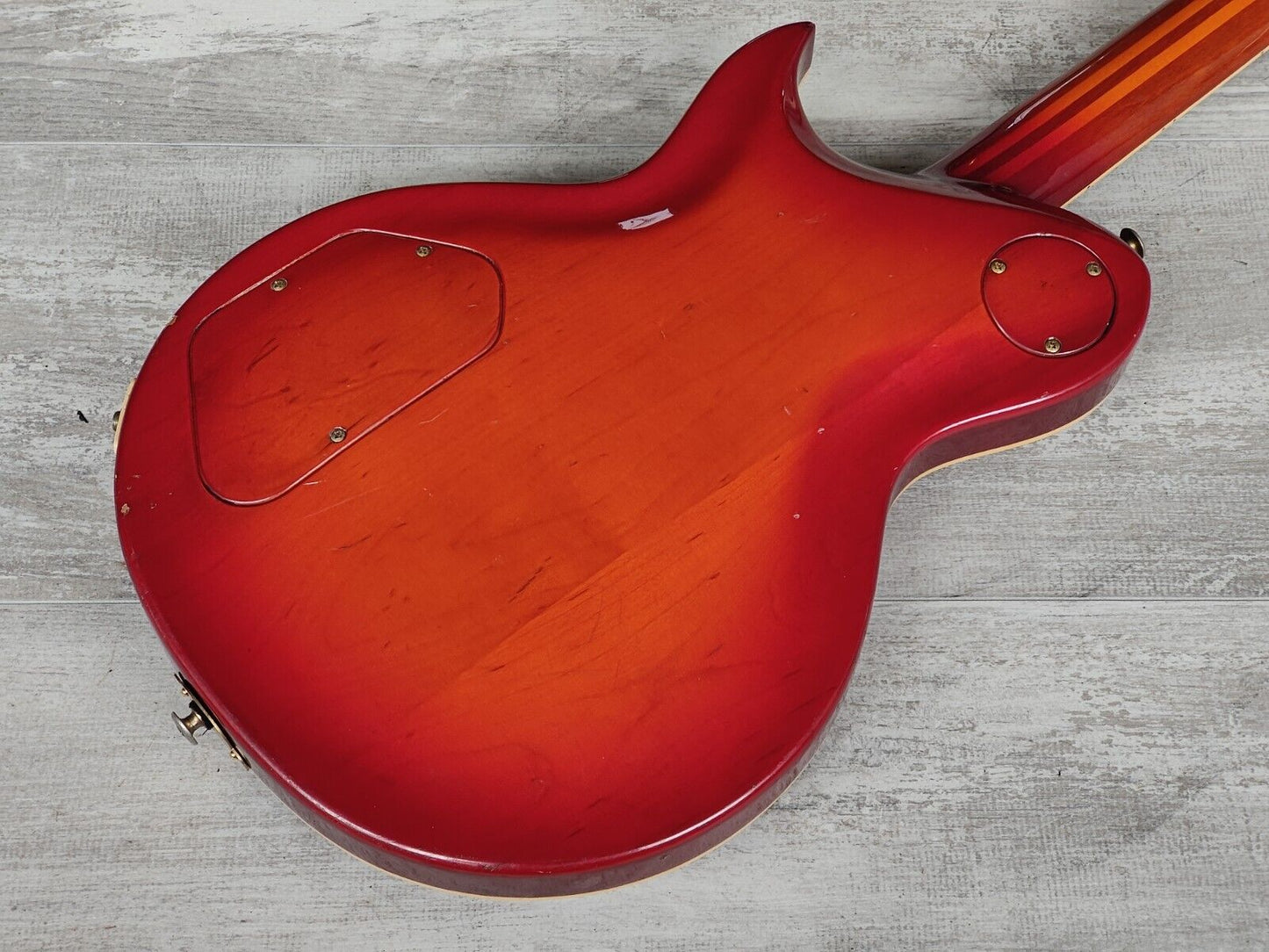 1982 Aria Pro II (Matsumoku) PE-R100 Single Cutaway (Cherry Sunburst)