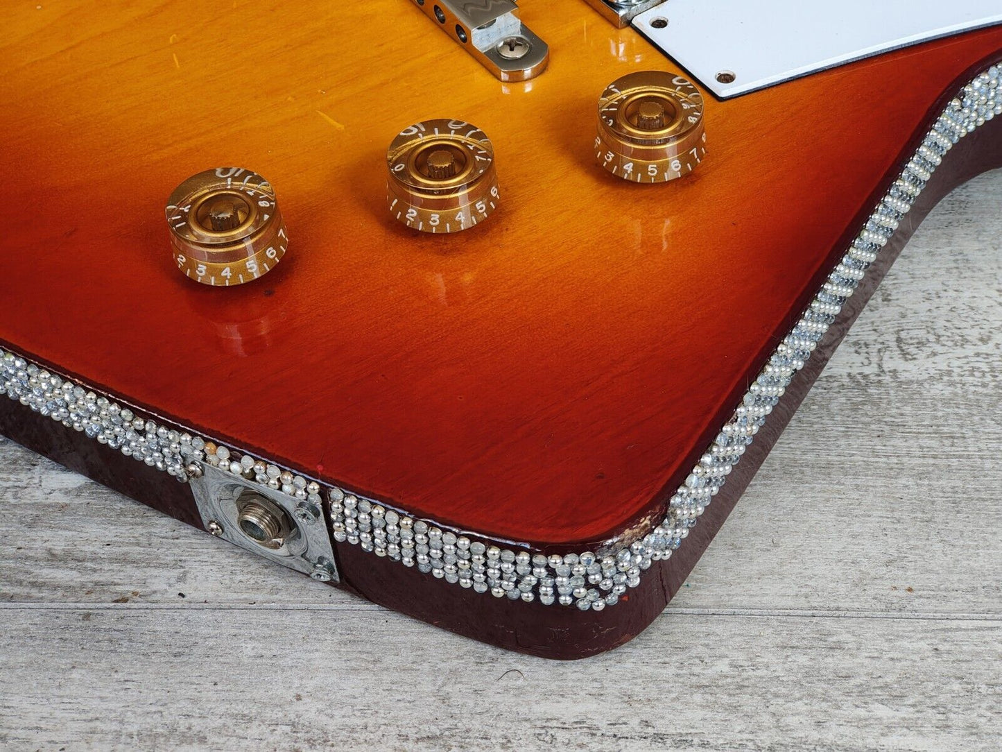 1970's Tomson Japan Explorer/Destroyer Electric Guitar (Sunburst)