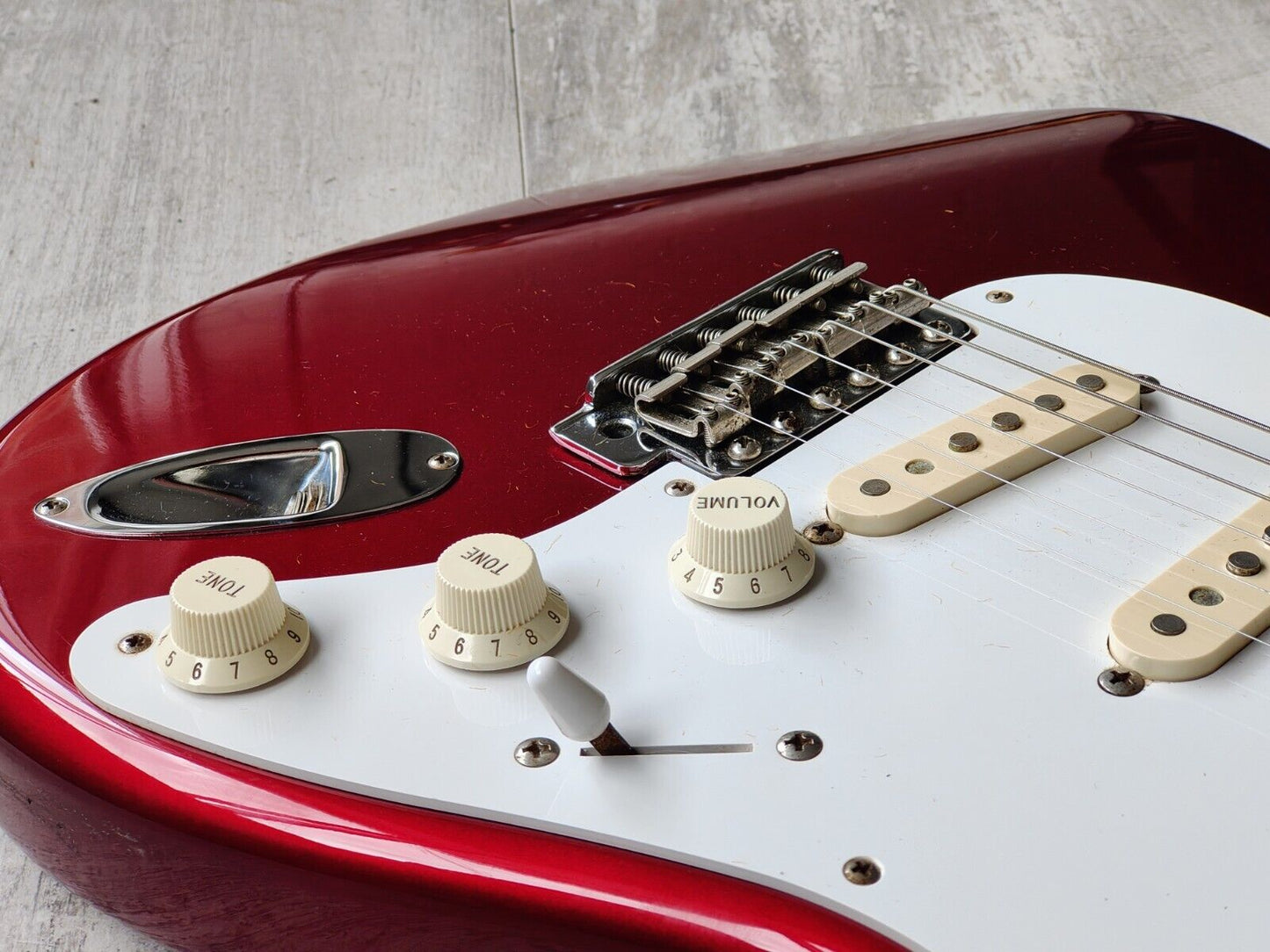 2010 Fender Japan ST57 '57 Reissue Stratocaster (Candy Apple Red)