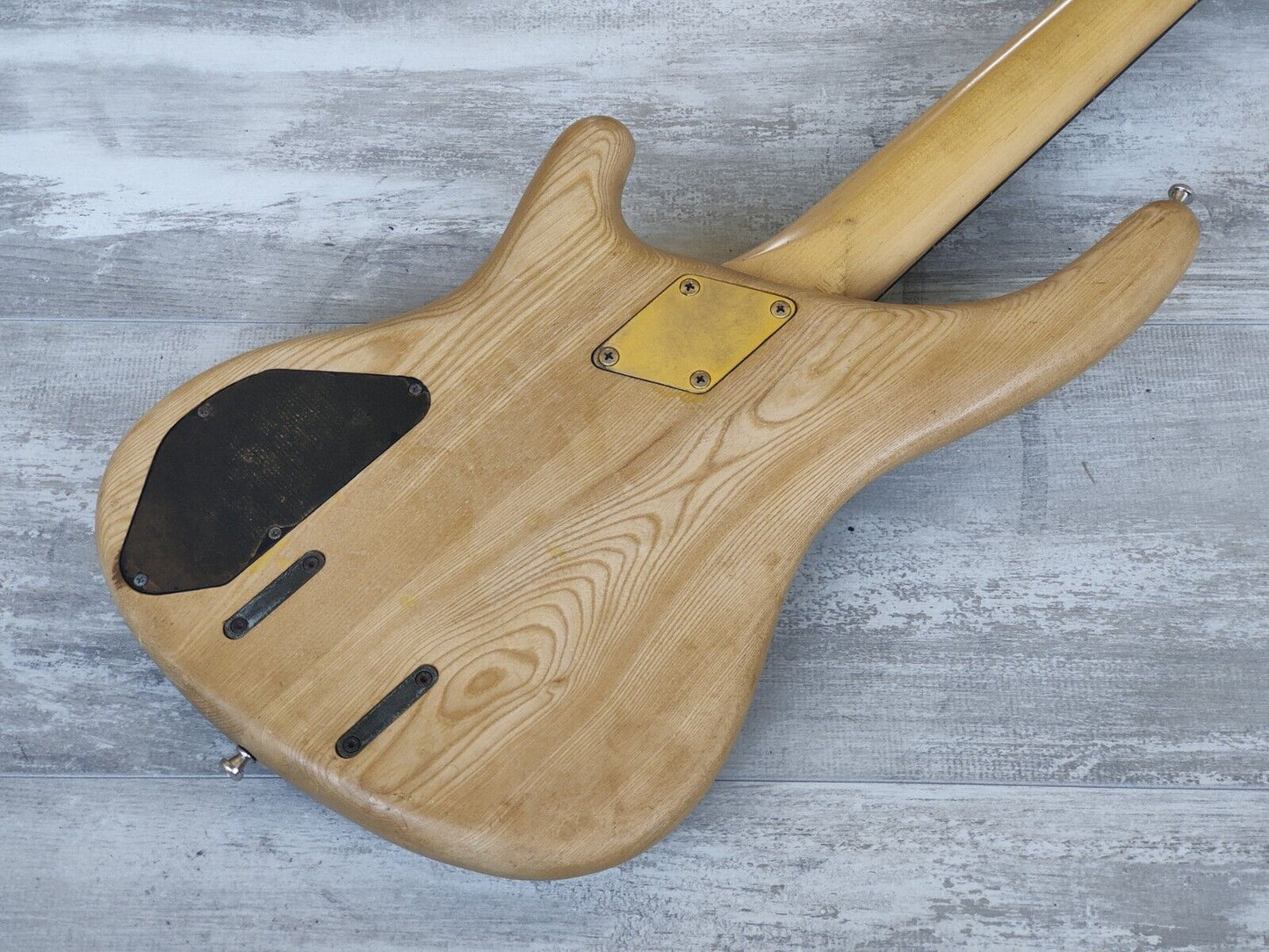 1990 Greco Japan PXB-80 Phoenix (Warwick-ish) Defretted/Fretless Bass (Natural)