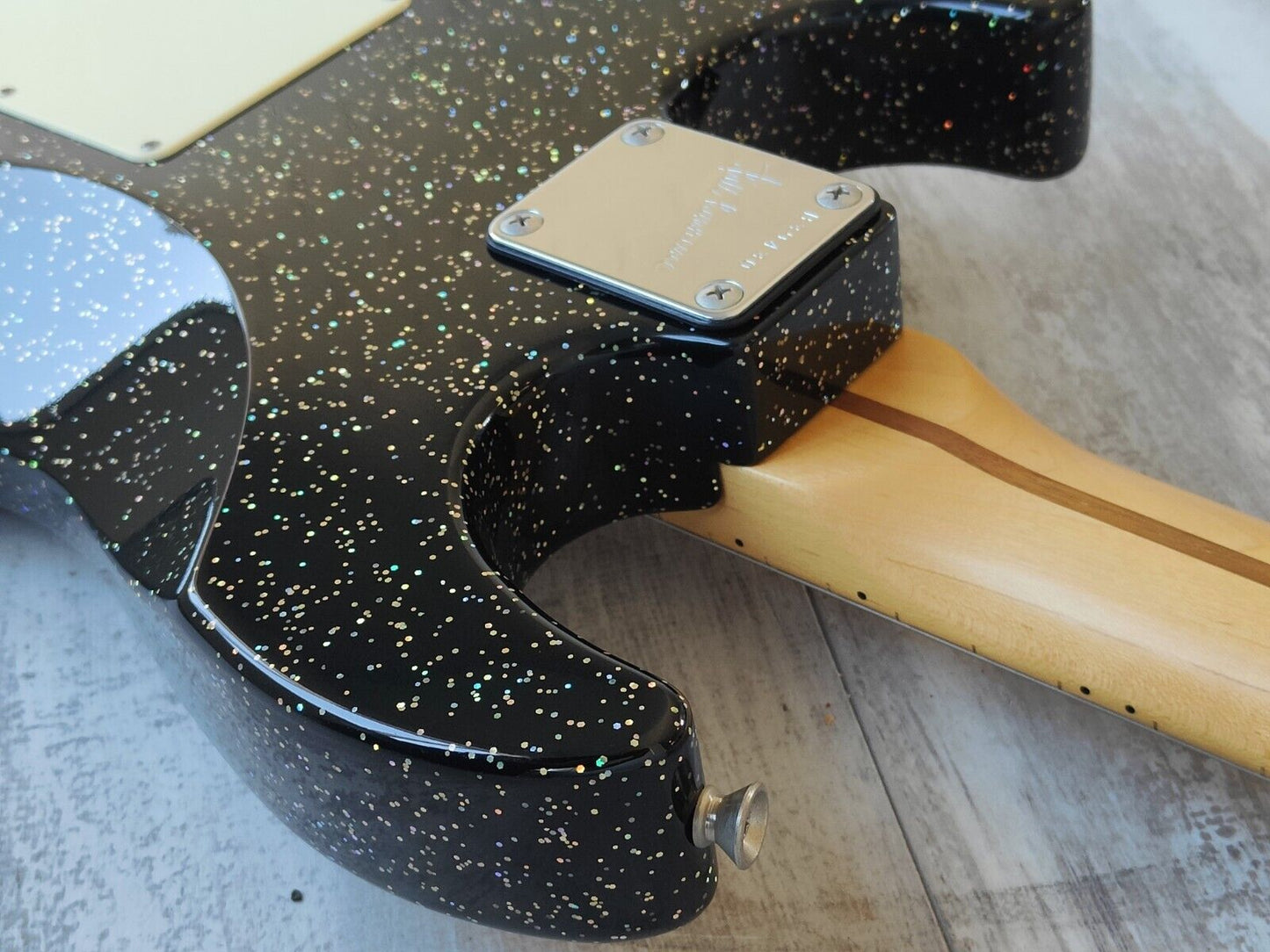 1990's Bill Lawrence Japan BR2M-70 Stratocaster (Black w/Silver Sparkle)