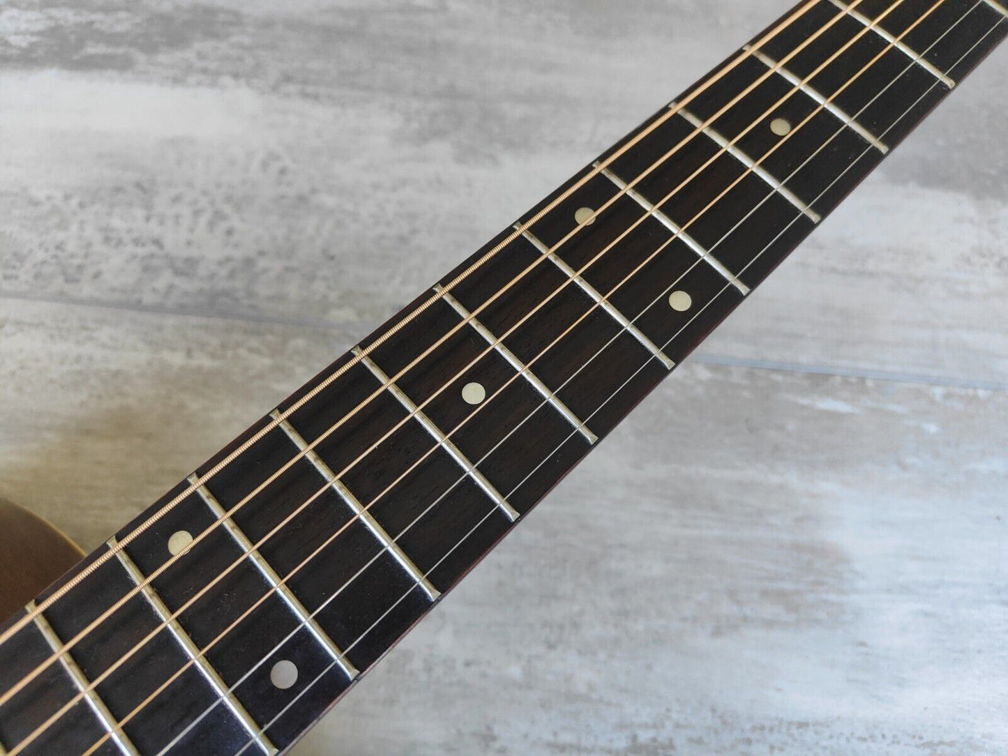 1980's Morris W-18 Japanese Vintage Acoustic Dreadnought Guitar (Natural)