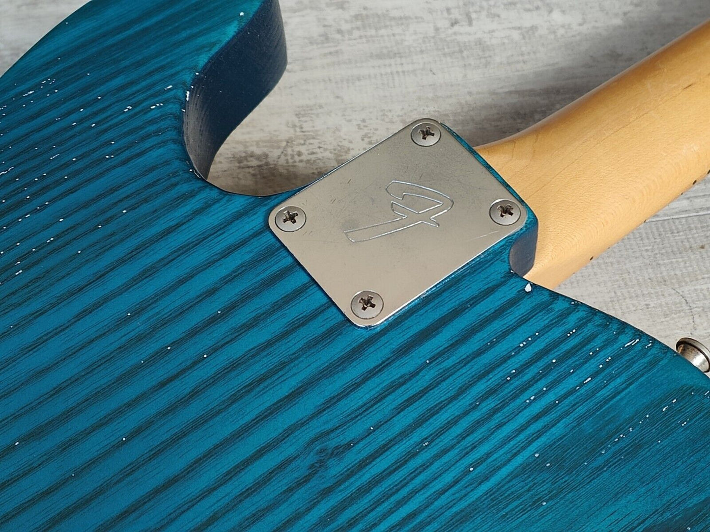 1989 Fender Japan TL67-70SPL Keith Richards Model Telecaster (Refinished Blue)