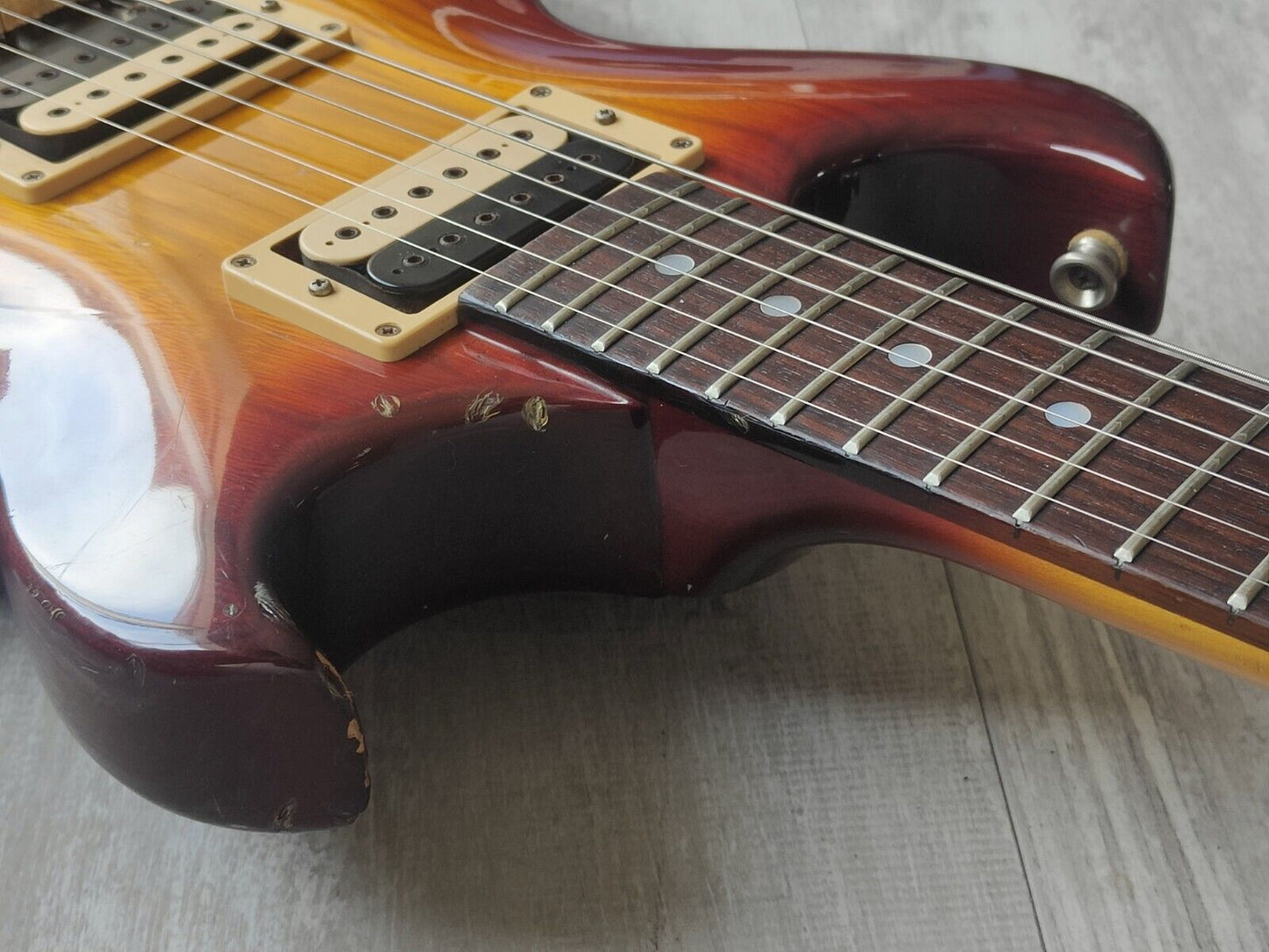 1981 Aria Pro II Japan CS-400 Cardinal Double Cutaway (Heritage Sunburst)