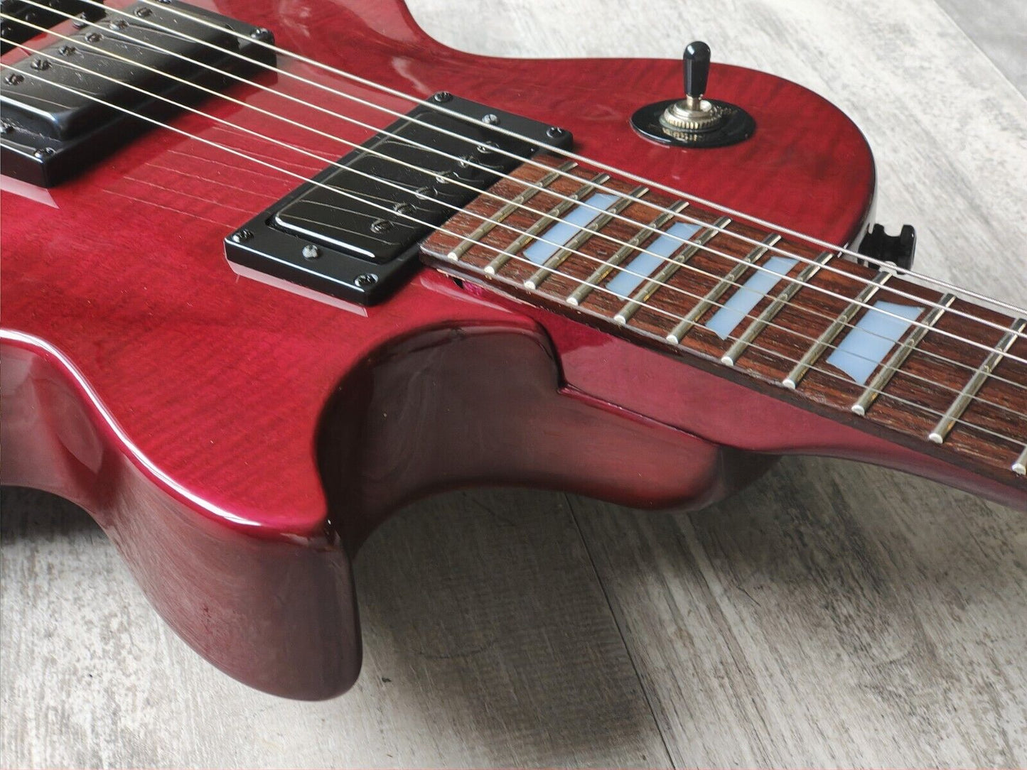 1995 Tokai ALS Series Love Rock Les Paul Studio (Black/Red)