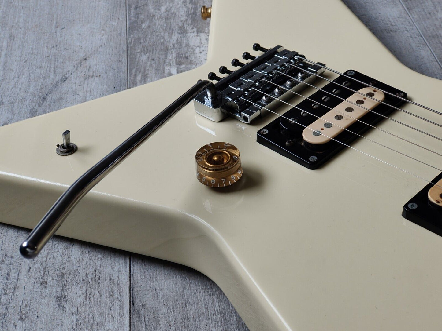 1984 ESP Japan Random Star Akira Takasaki Style Electric Guitar (White)