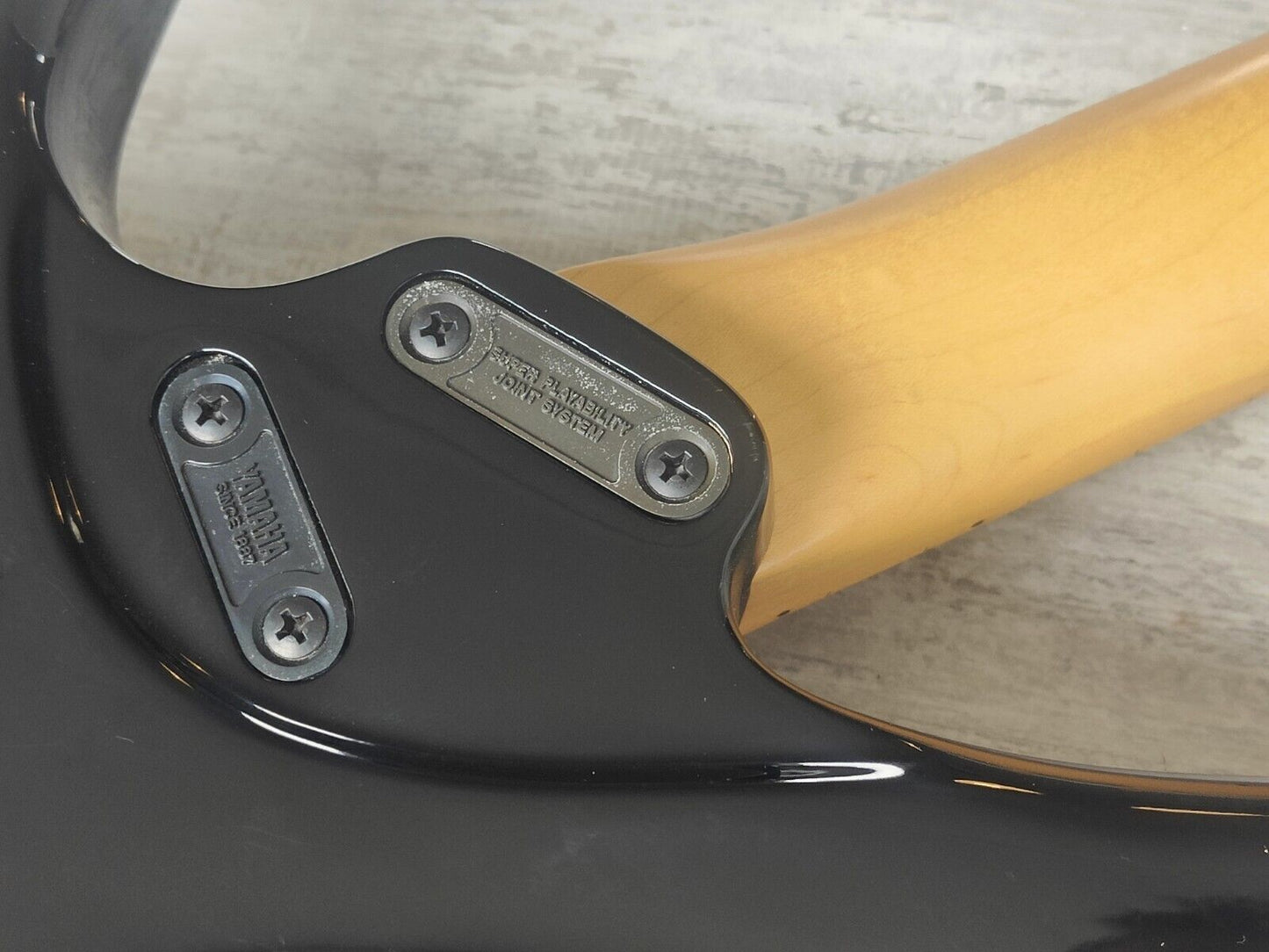 1989 Yamaha Japan MG-M2G Neon Special Edition Electric Guitar (Purple Neon)