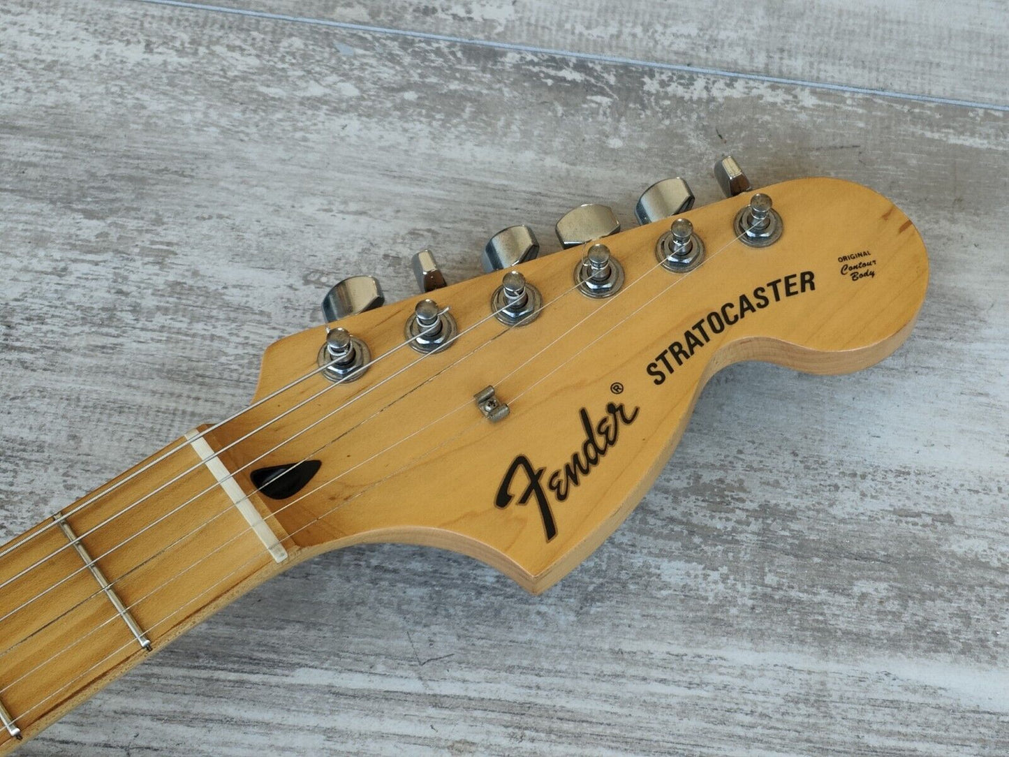 1993 Fender Japan ST-CHAMP Travel 70's Style Stratocaster (Aged White)