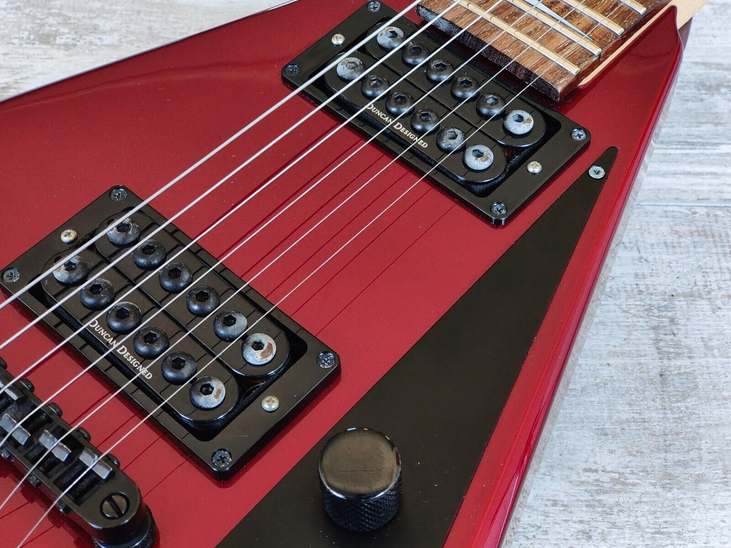 2001 Jackson Stars Japan RR Rhoads Flying V (Candy Apple Red)