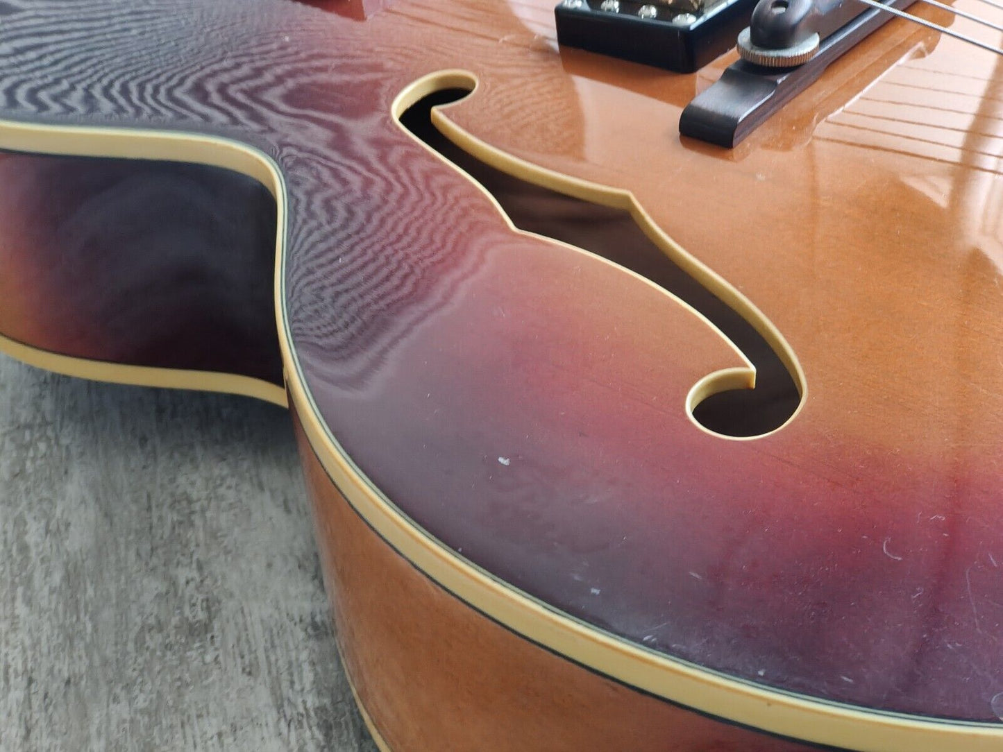 1980 Yamaha Japan AE-1200 Hollowbody Jazz Electric Guitar (Antique Stain)