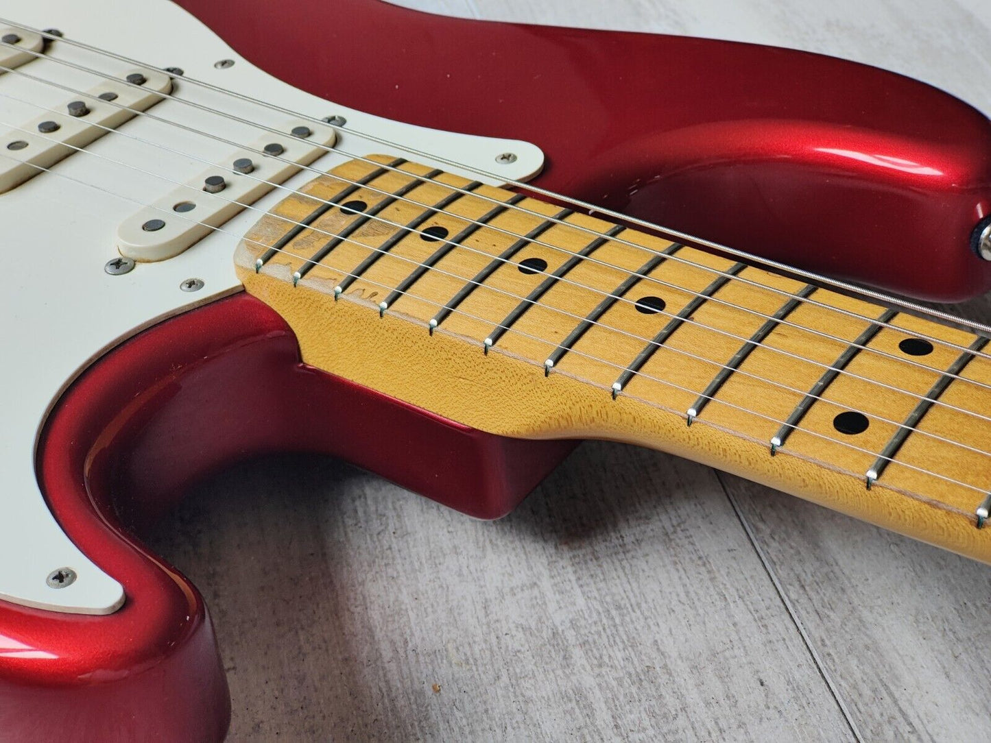 1993 Fender Japan ST57-70 '57 Reissue Stratocaster w/USA Pickups (Red)