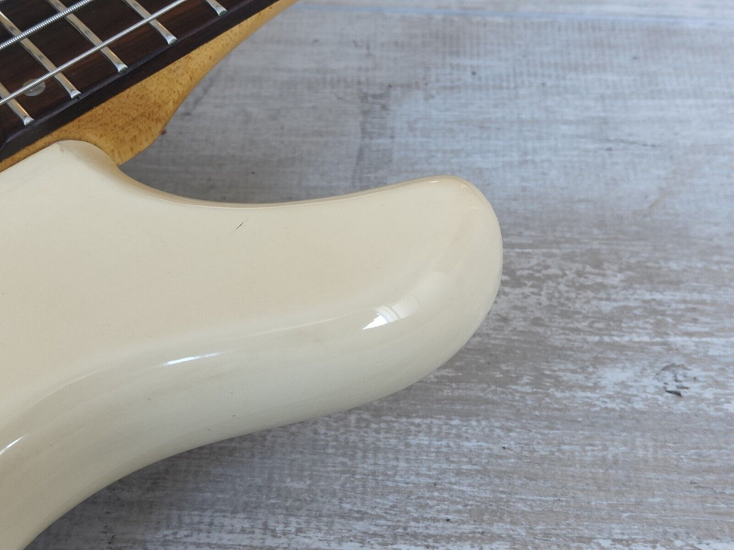 1998 Aria Pro II IGB-50 Integra Series Active Bass (Aged White)
