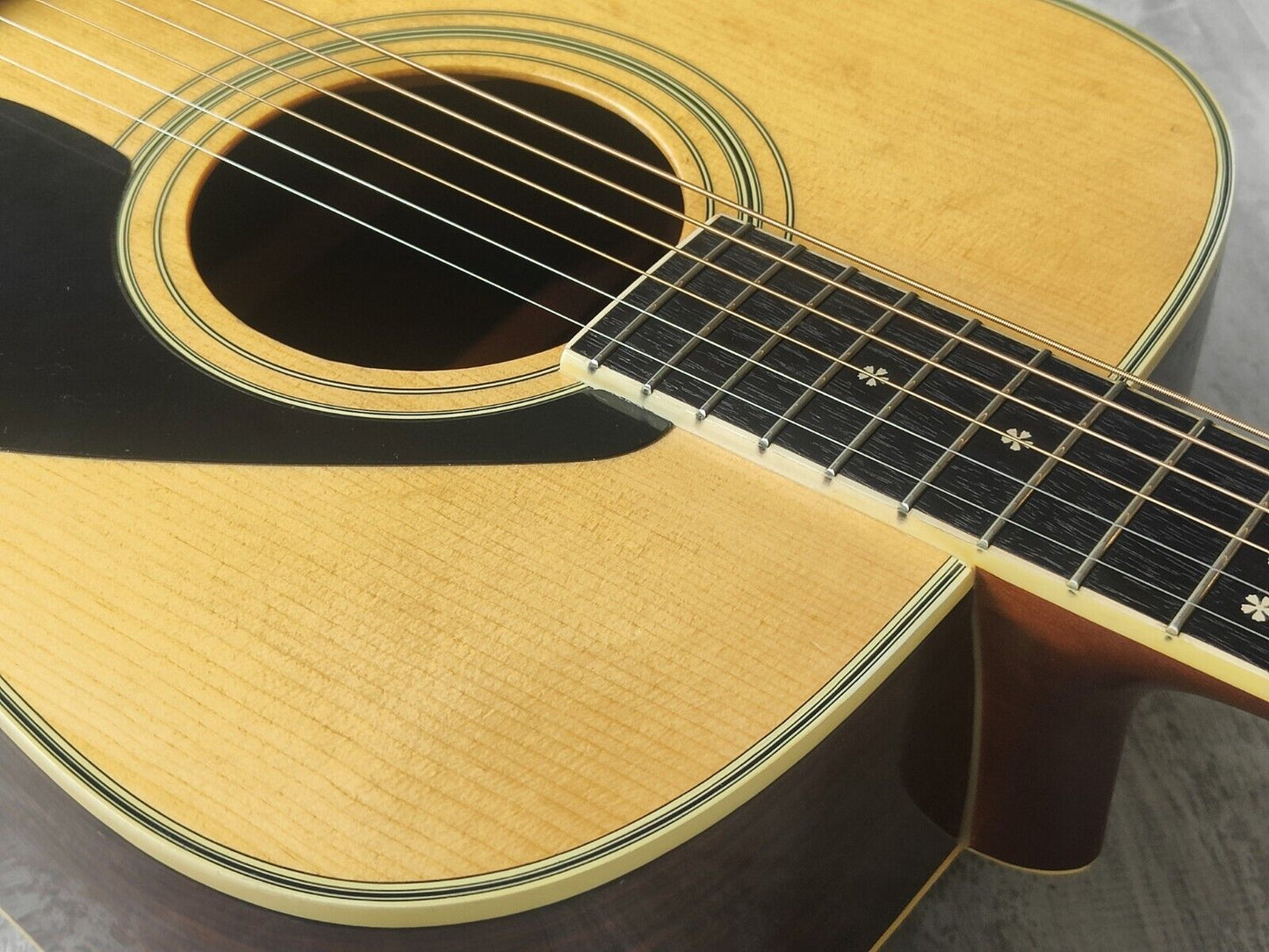 1981 Yamaha FG-350D Japanese Solid Top Dreadnought Acoustic Guitar (Natural)