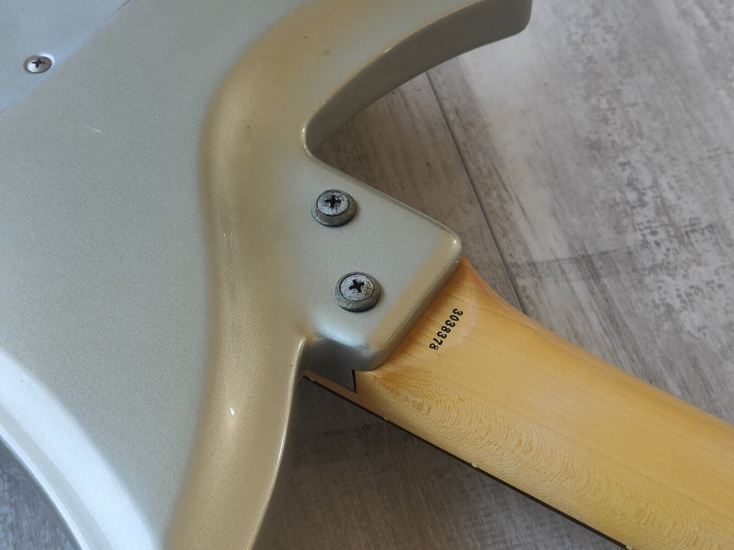 1983 Tokai Japan Talbo A-100D Blazing Fire Cast Aluminium Electric Guitar (Gold)