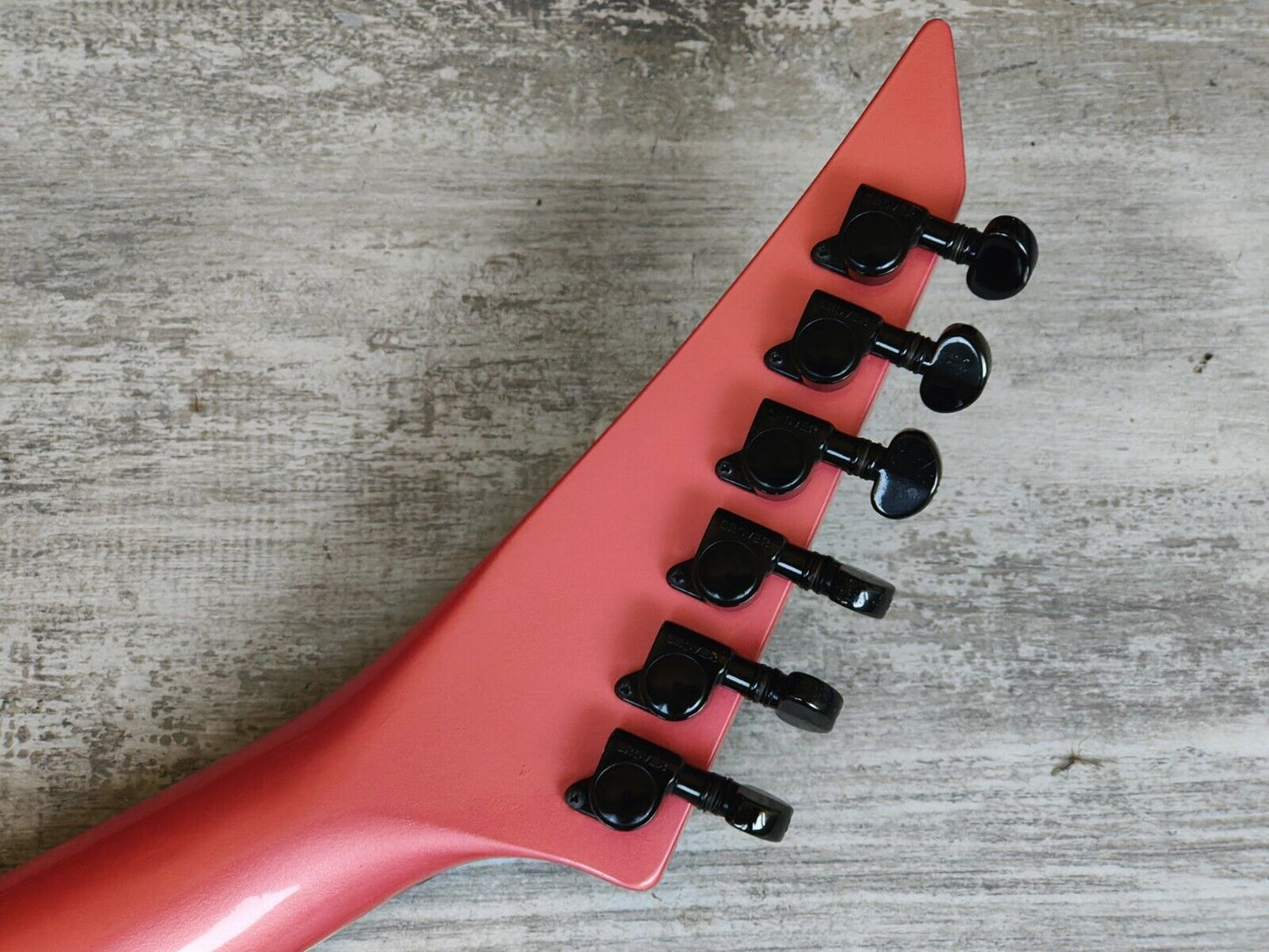 1985 Greco Japan JJ-R1 HSS Superstrat w/Kahler (Pink)