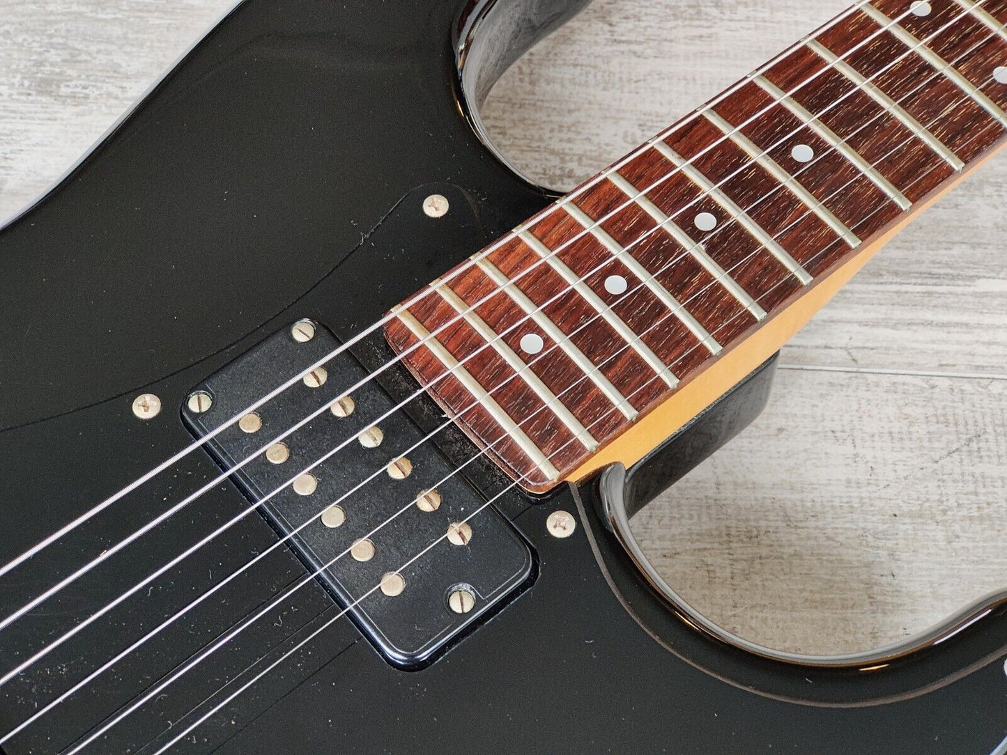 1986 Fender Japan "E Series" ST755 Comtemporary HH Stratocaster (Black)