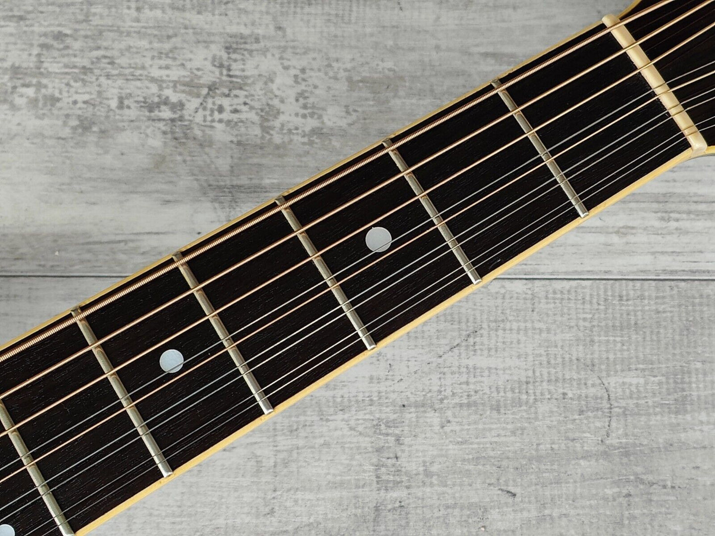 1980 Morris BW-50 Japanese Vintage 9-String Acoustic Dreadnought (Natural)