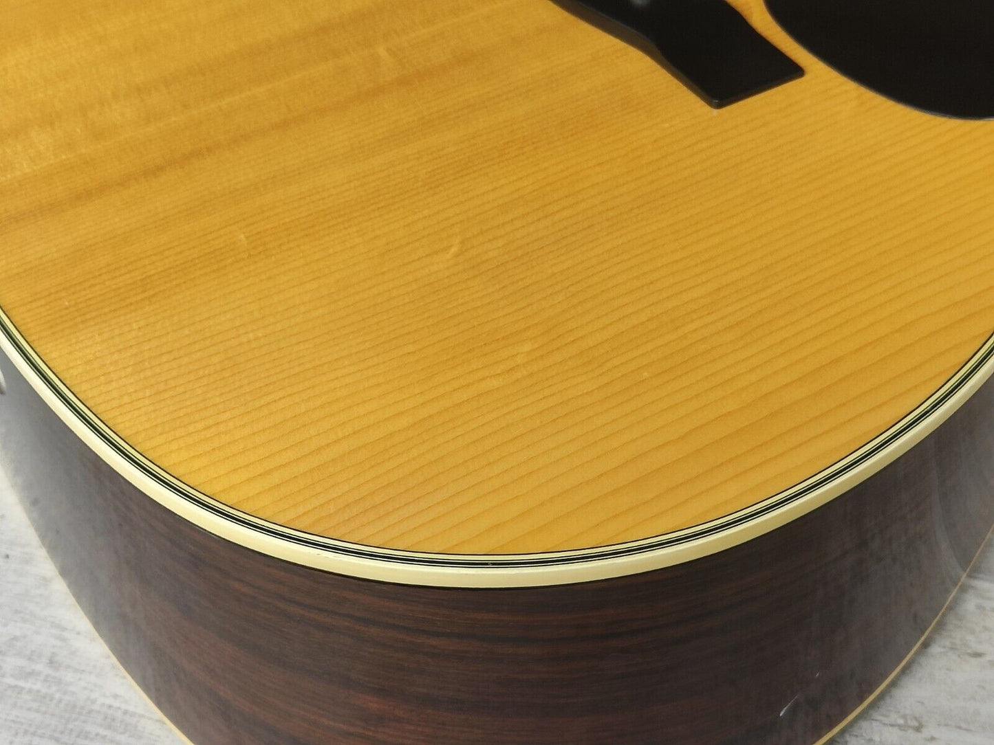 1981 Yamaha FG-350D Japanese Solid Top Dreadnought Acoustic Guitar (Natural)