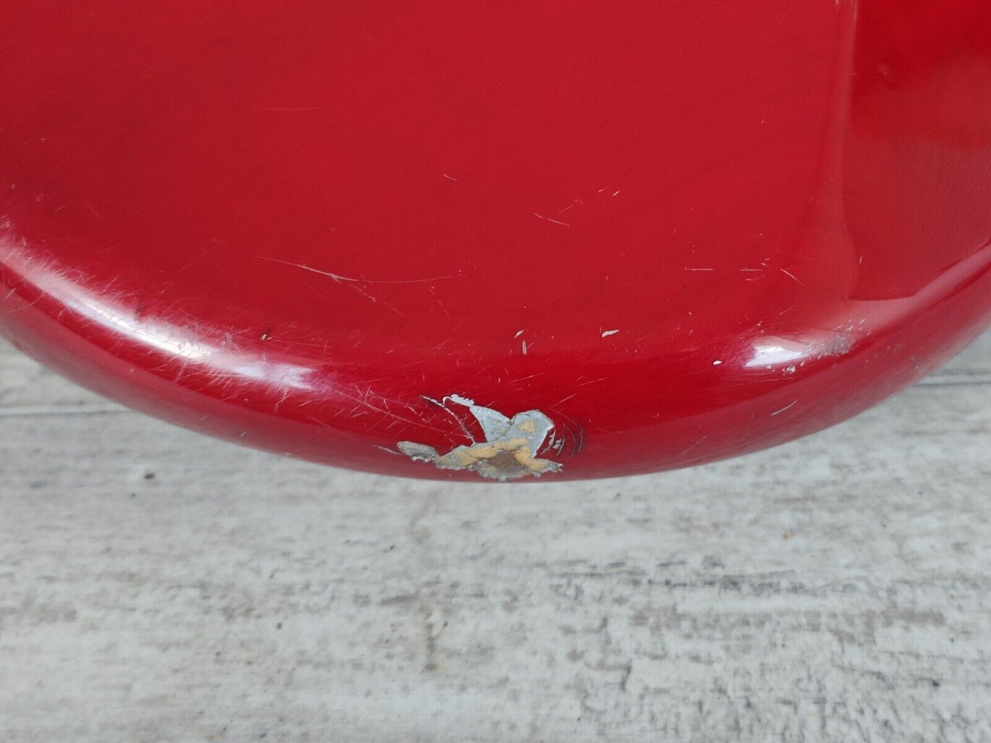 1990 Valley Arts Guitar M Series Deluxe Stratocaster w/EMG's (Transparent Red)