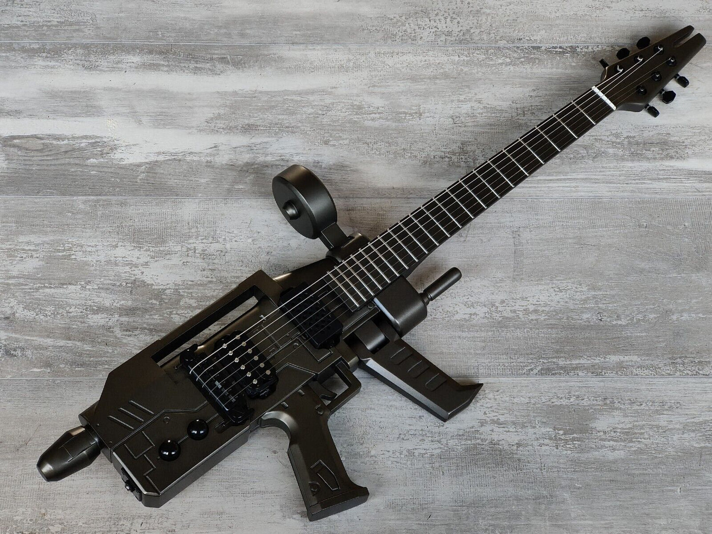 Gundam (by ESP Japan) EFSF Beam Raygun Guitar (Grey)