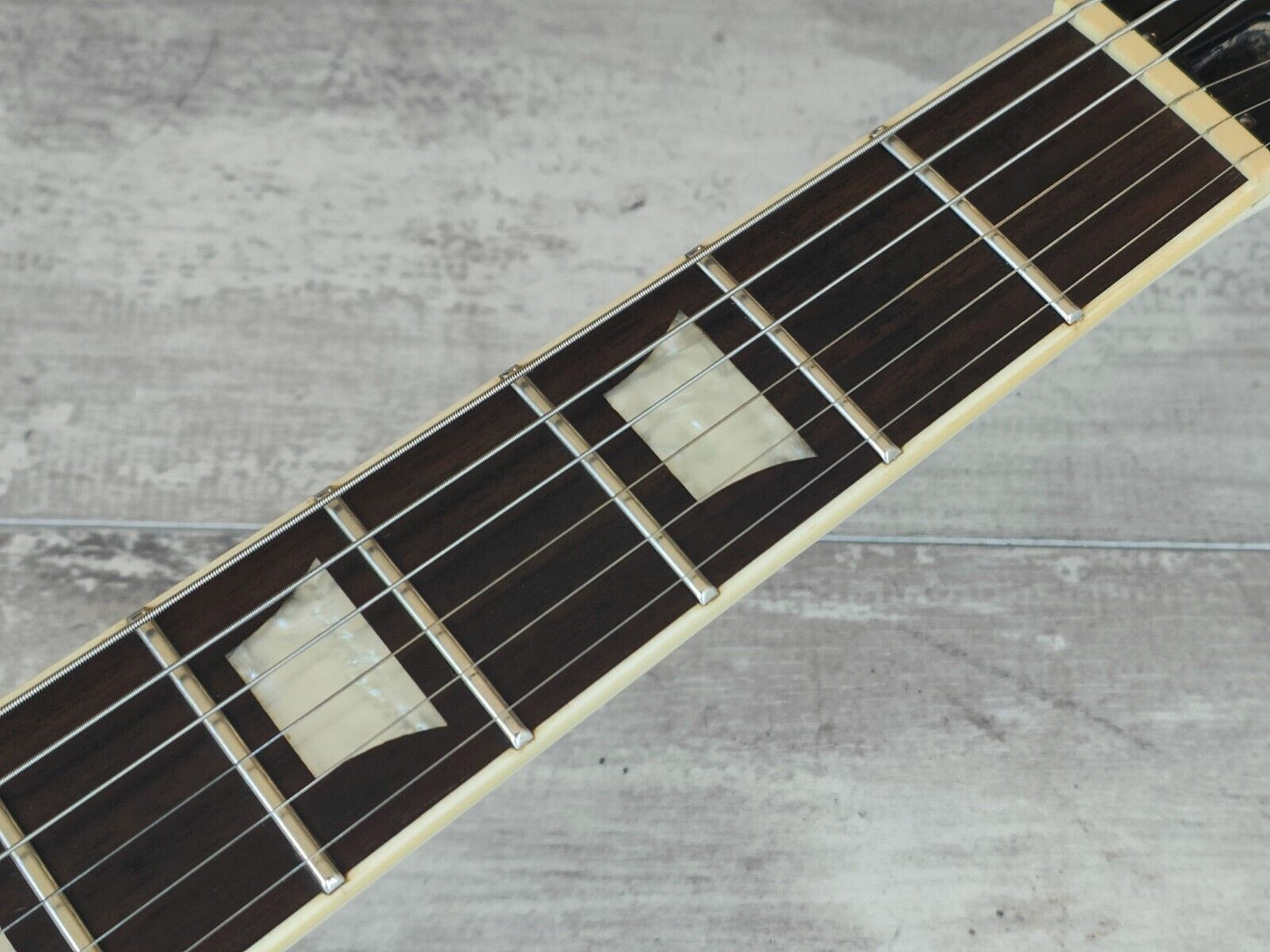 Blitz by Aria Pro II SG Double Cutaway (White)
