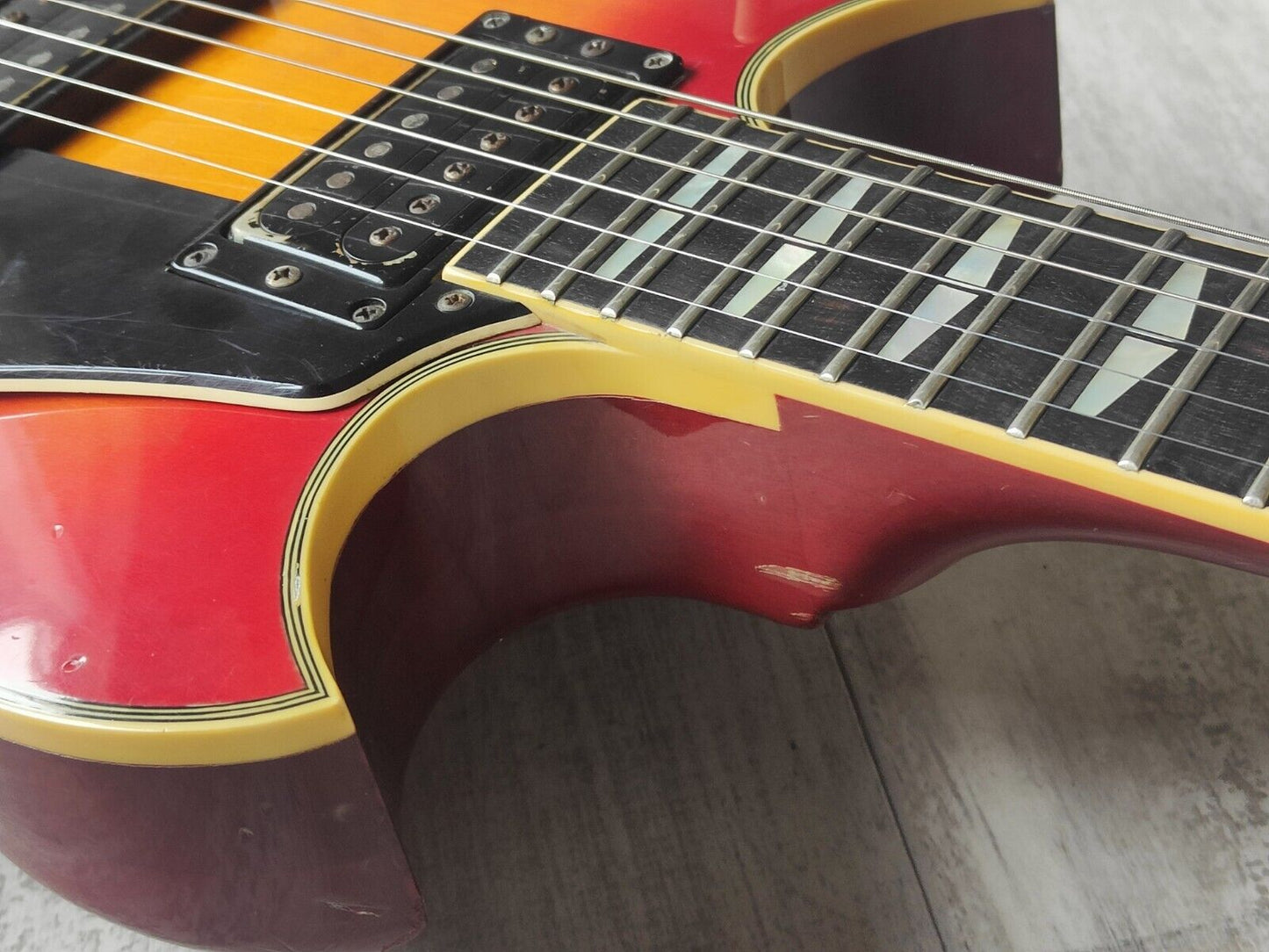 1980 Yamaha Japan SG-1000 Double Cutaway (Cherry Sunburst)