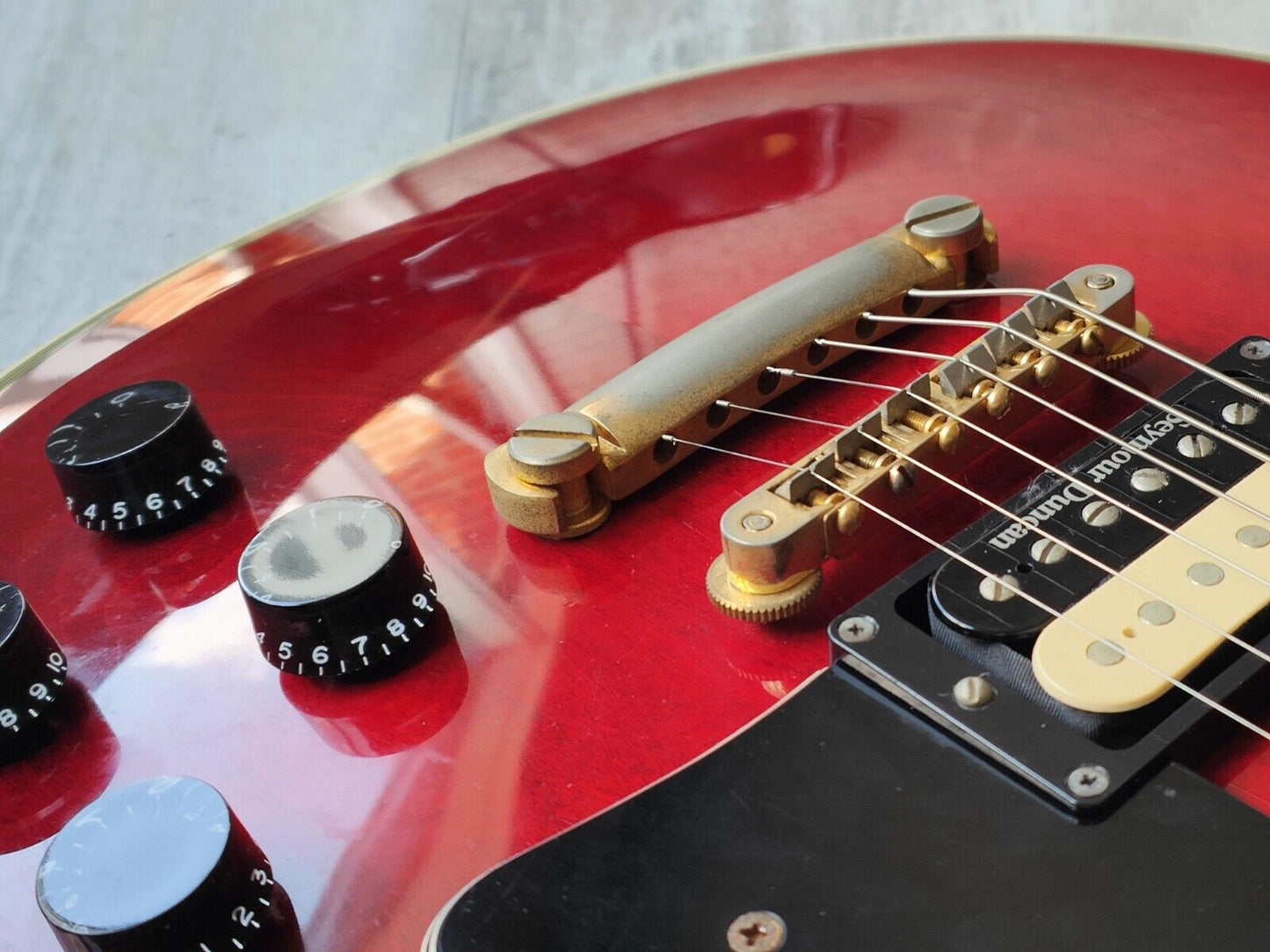 1999 Epiphone Japan LPC-80 Les Paul Custom (Wine Red)