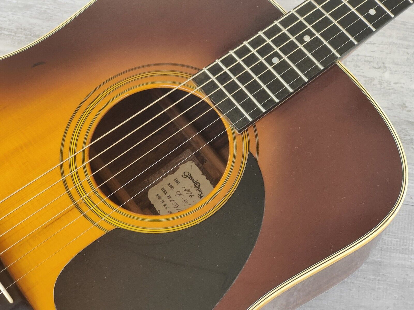 1976 Grand Opry Japan CF-51 Acoustic Guitar (Brown Sunburst)