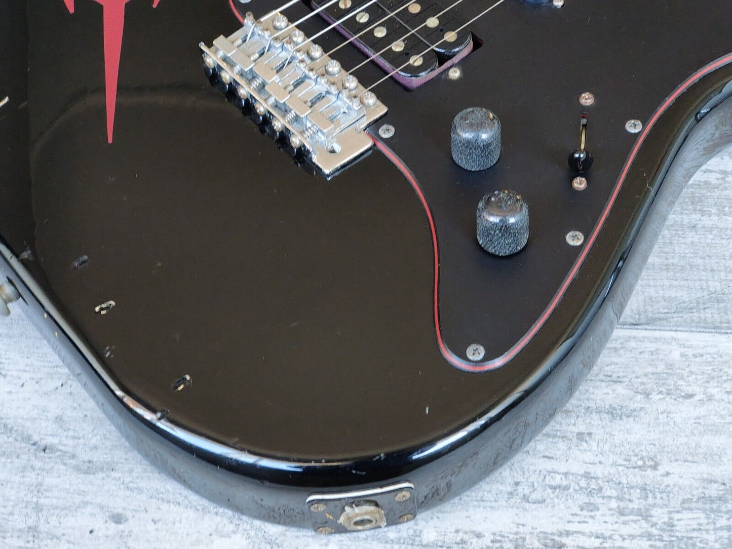 1980's Tokai SD40 Contemporary Stratocaster (Black/Red)