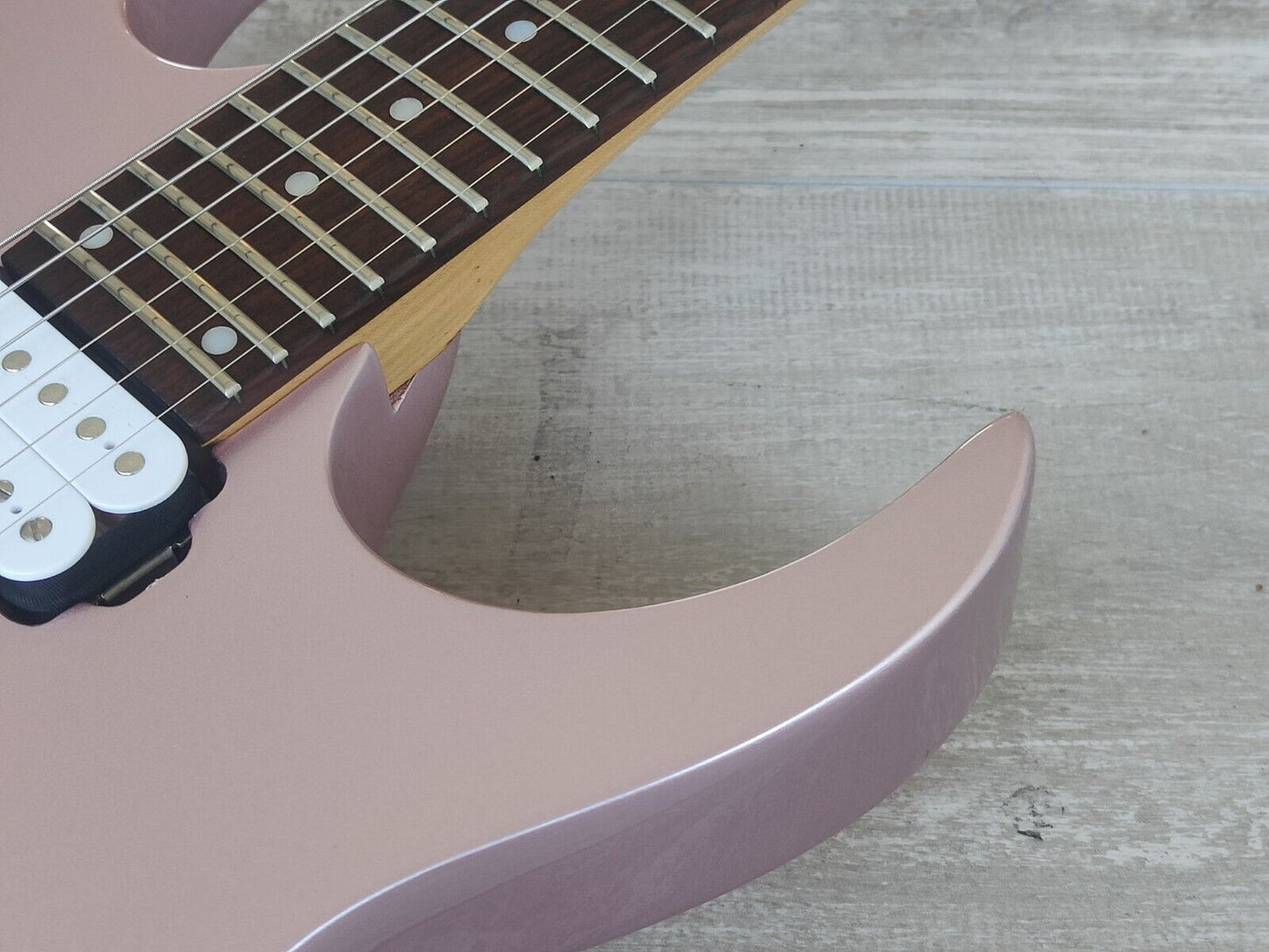 1995 Ibanez Japan RG370GH HSH Superstrat (Refinished Metallic Pink/Purple)