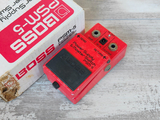 Boss PSM-5 Power Supply & Master Switch w/Box