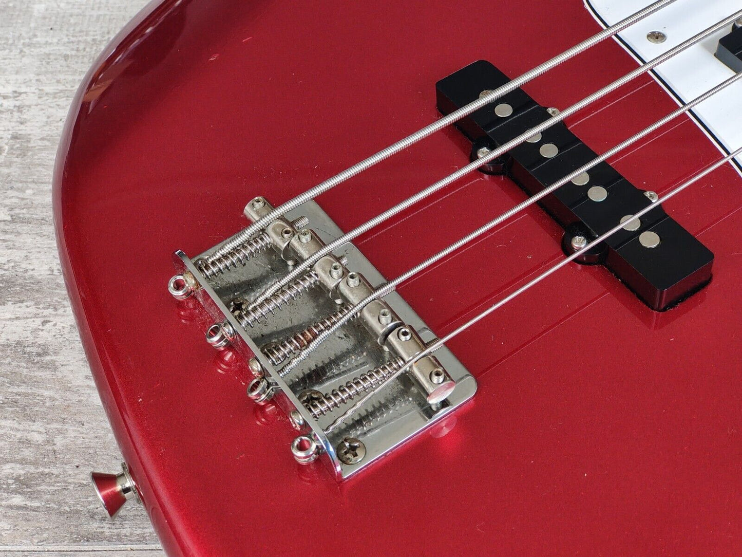 2010 Fender Japan JB-STD/PJ PJ Jazz Bass (Candy Apple Red)