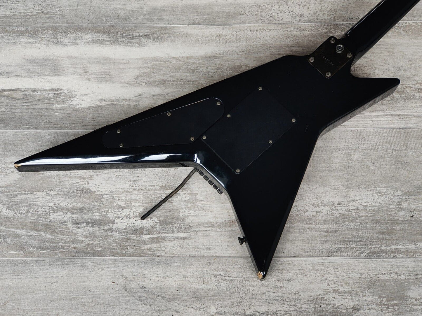 1984 Greco Japan GTZ65RB "Tusk" Rhoads V (Black & Gold)