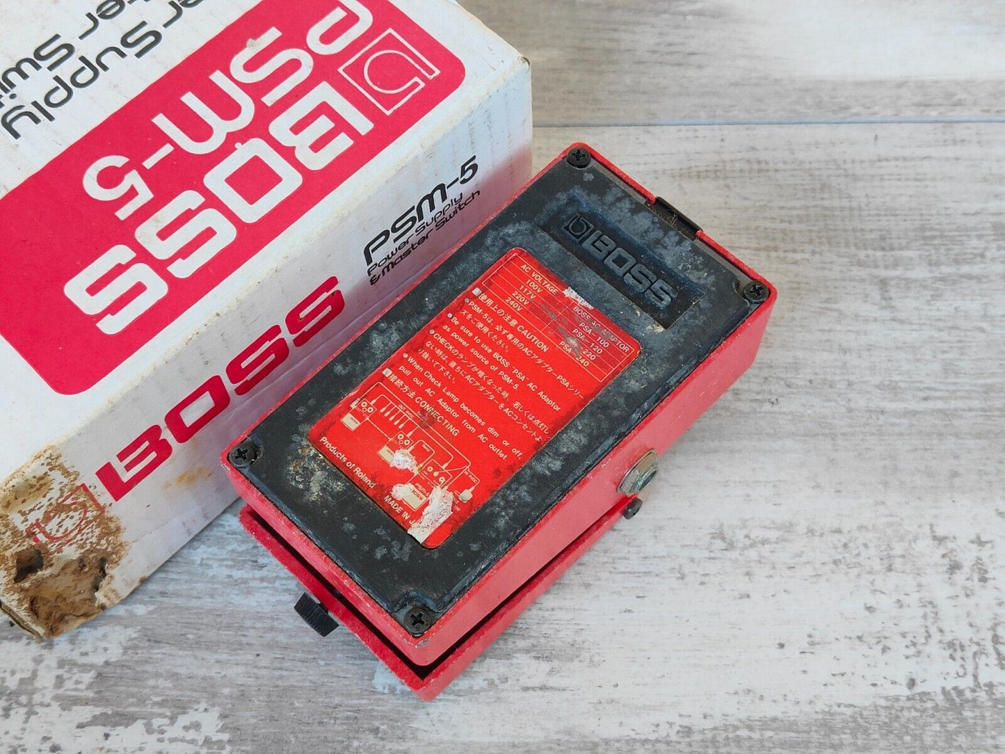 Boss PSM-5 Power Supply & Master Switch w/Box