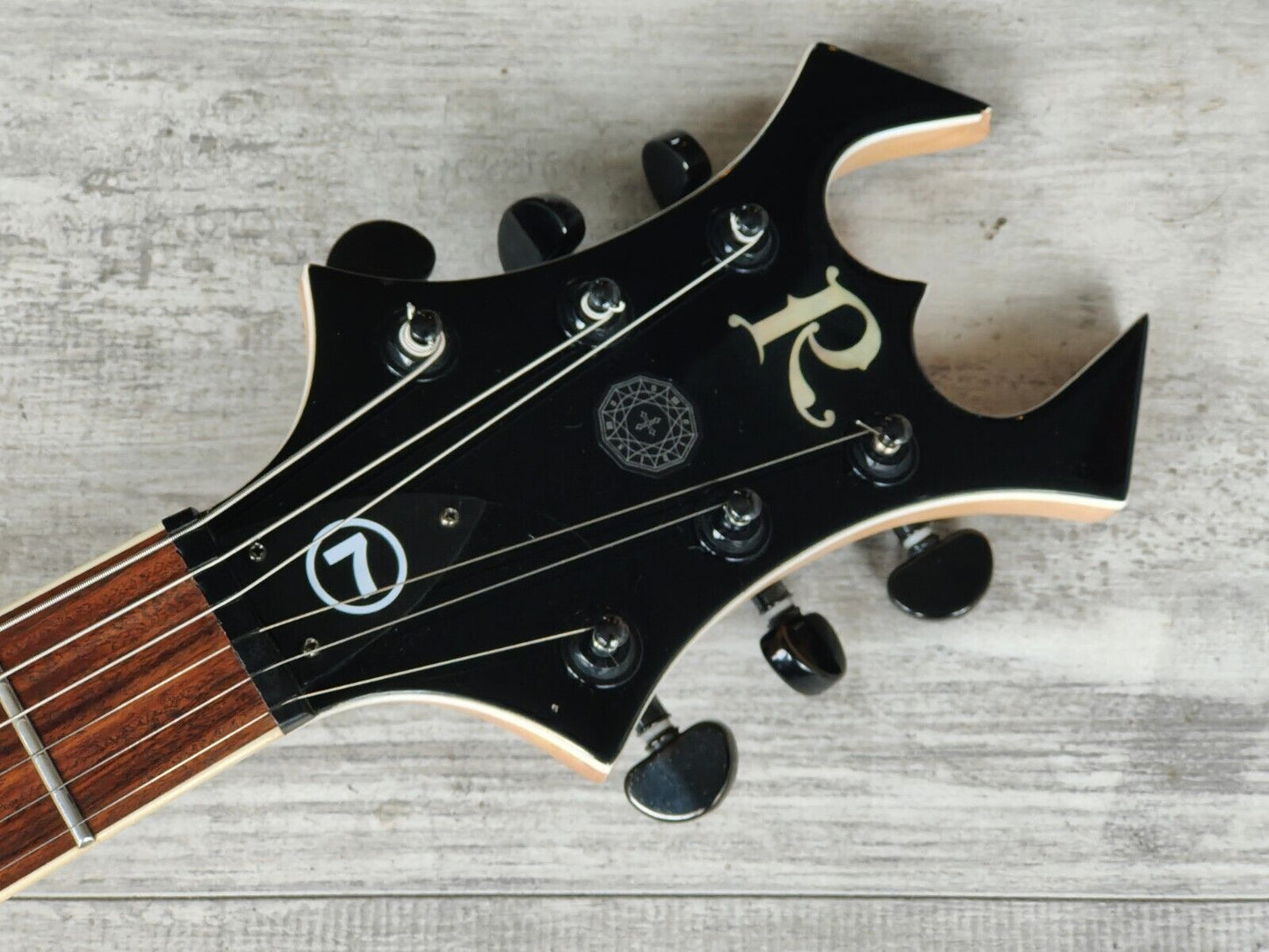 2000's BC Rich Mick Thomson 7 Style Warlock (Black)