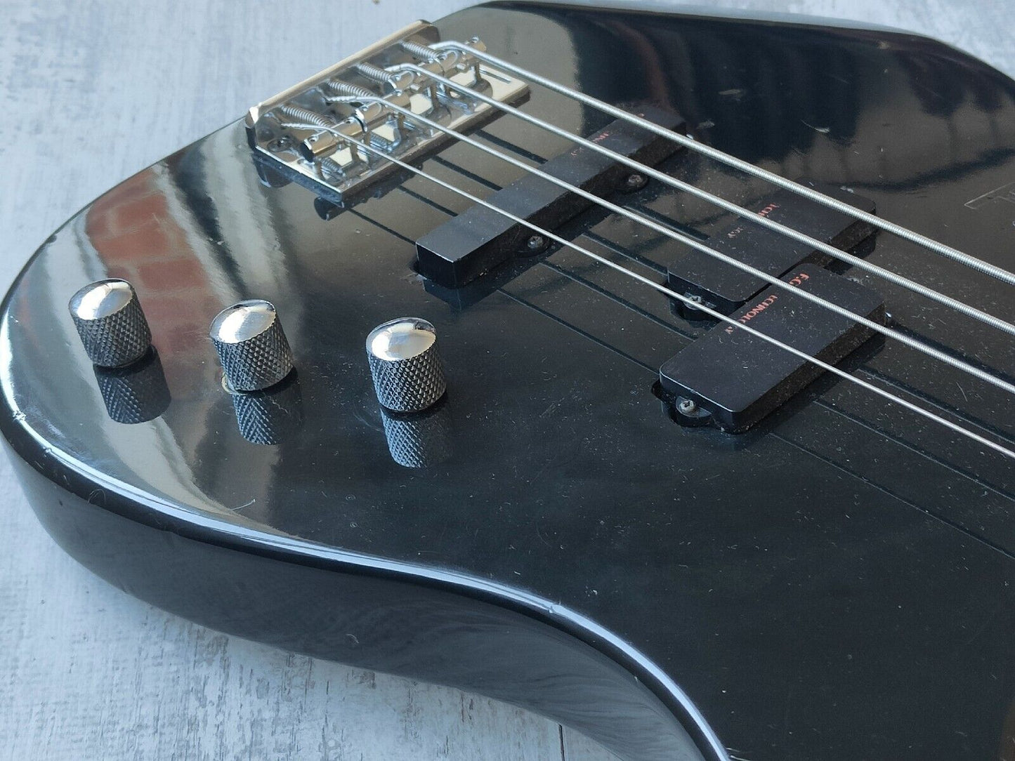 1990's Fernandes PJ-60 Electric Bass Guitar (Black)